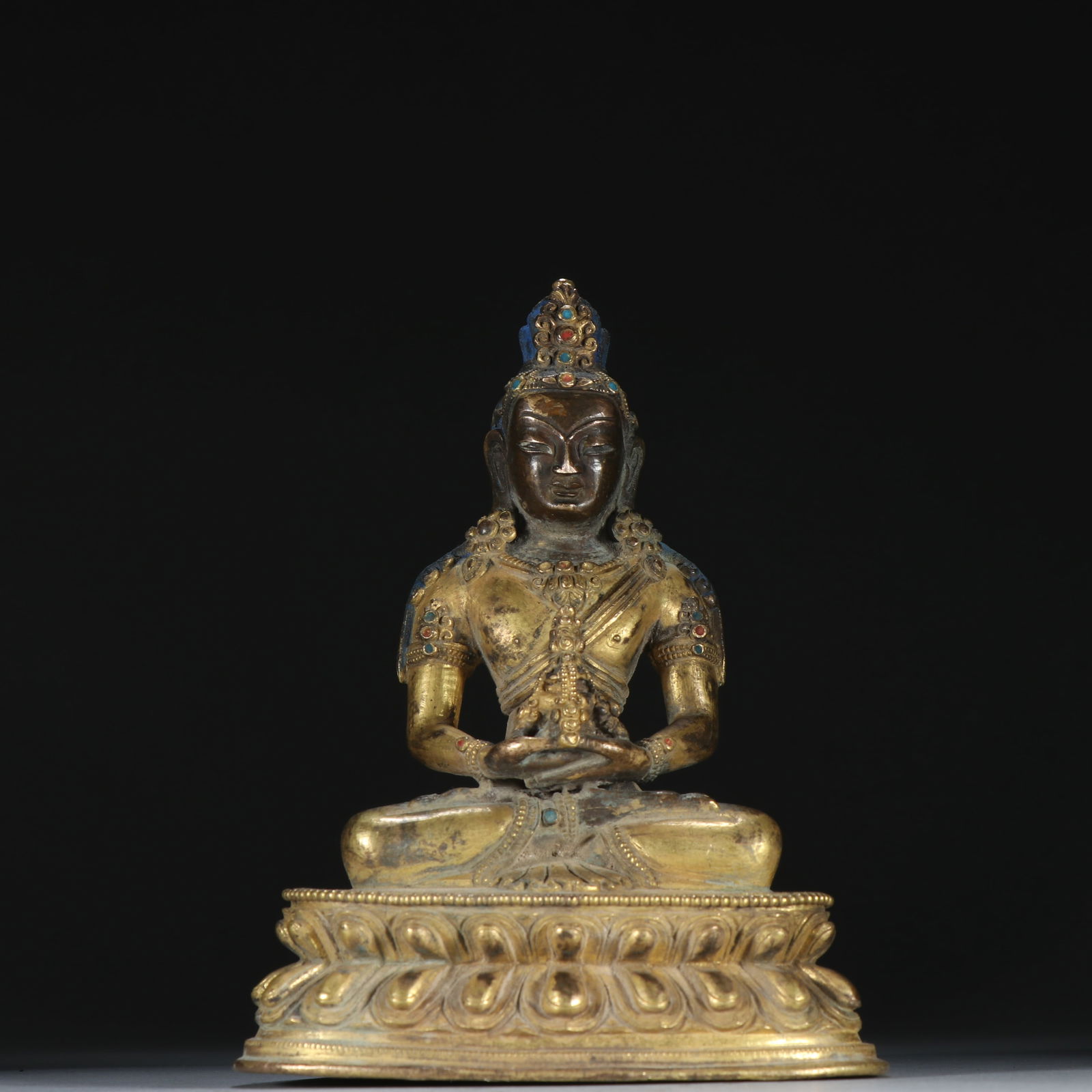 Gilt Bronze Buddha Statue (1 of 1)