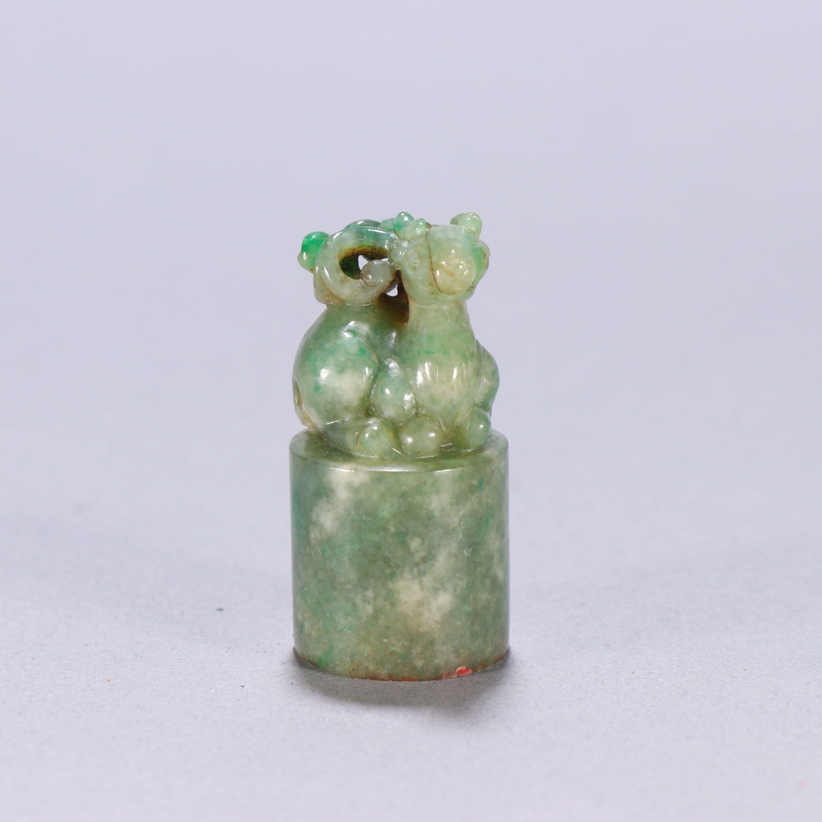 Qing Dynasty Jadeite Seal (1 of 3)