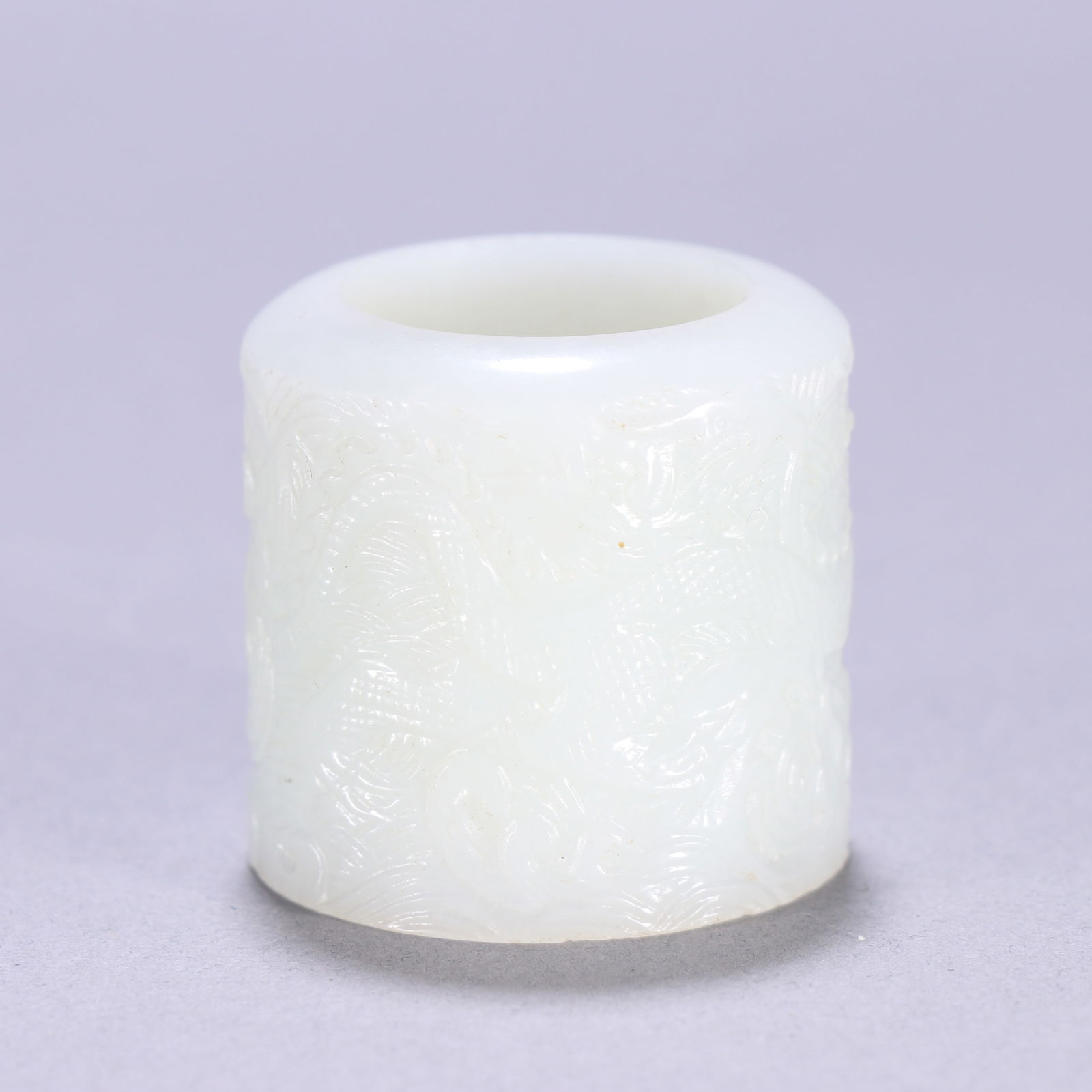 Qing Dynasty Hetian Jade Thumb Ring (1 of 1)