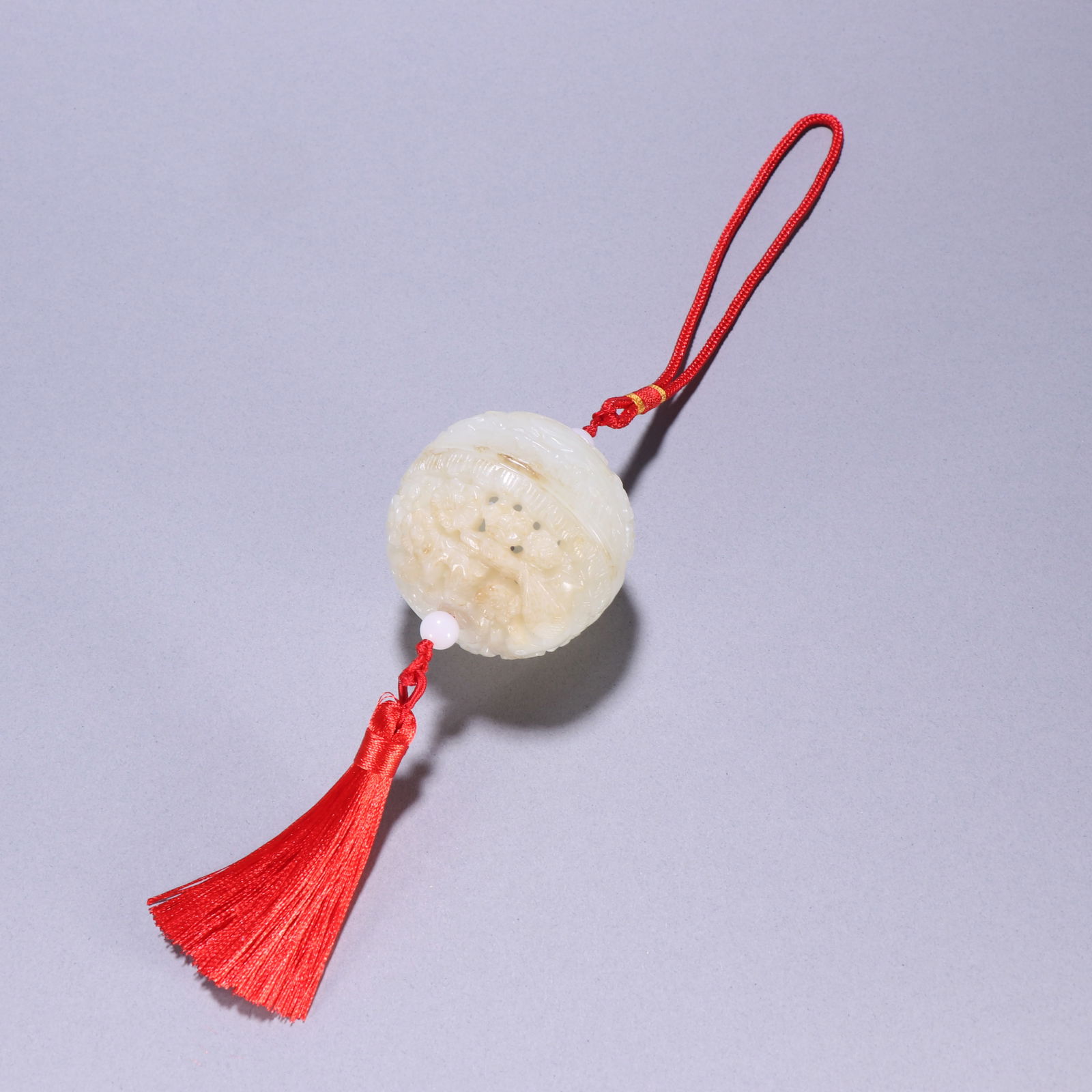 Qing Dynasty Hetian Jade Sachet Pendant (1 of 2)