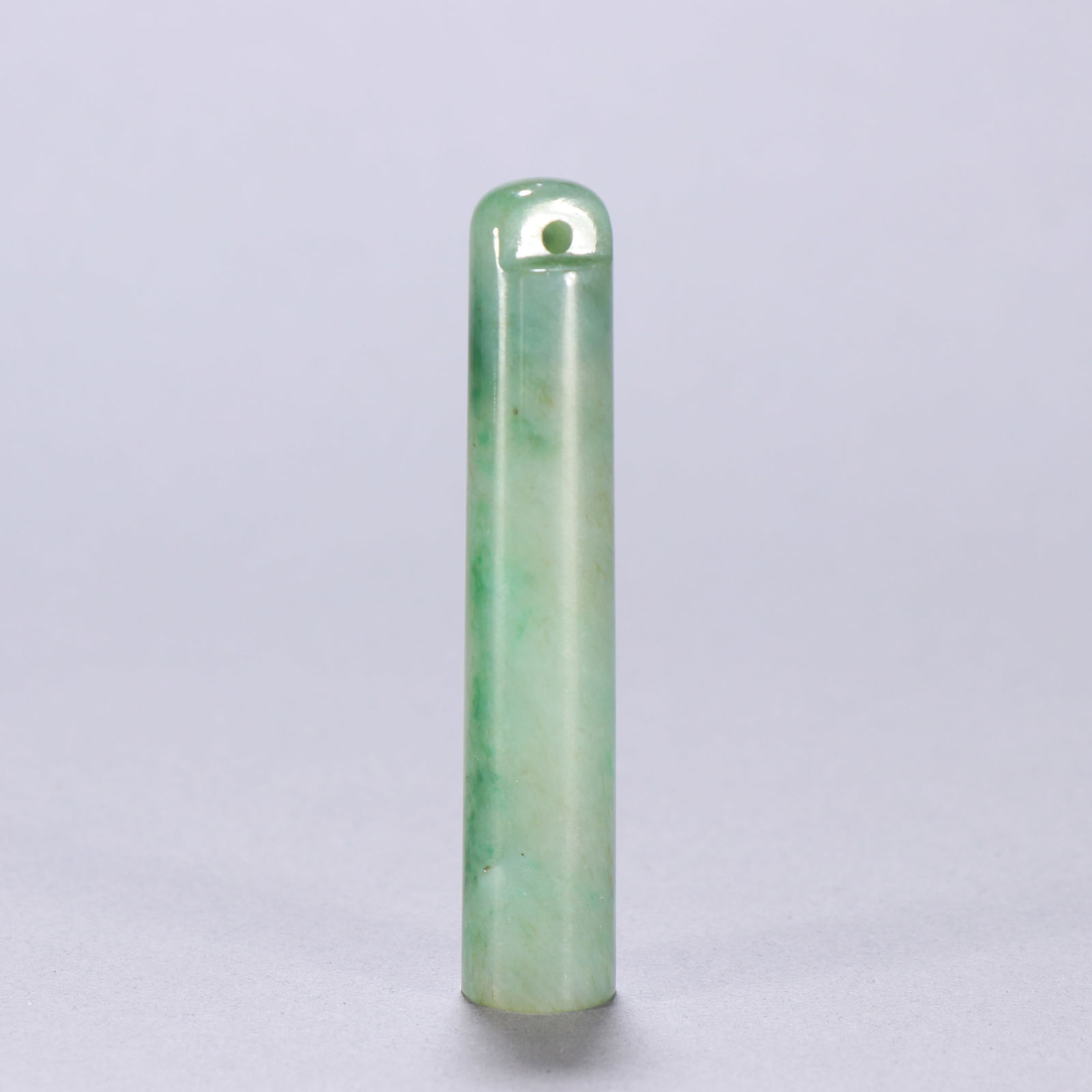 Qing Dynasty Jadeite Feather Tube (1 of 1)