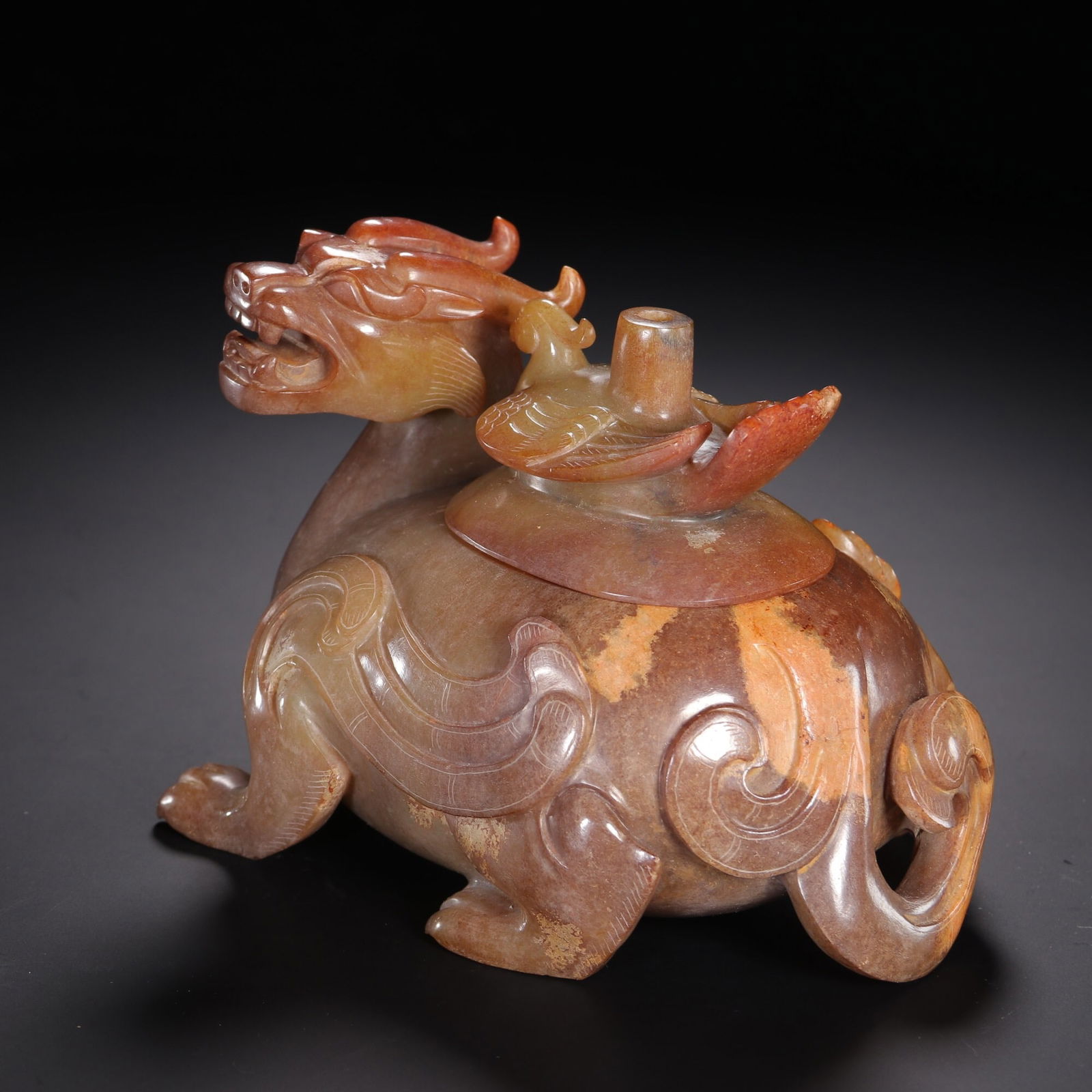 Han Dynasty Jade Ornament: 10.4*13/896g