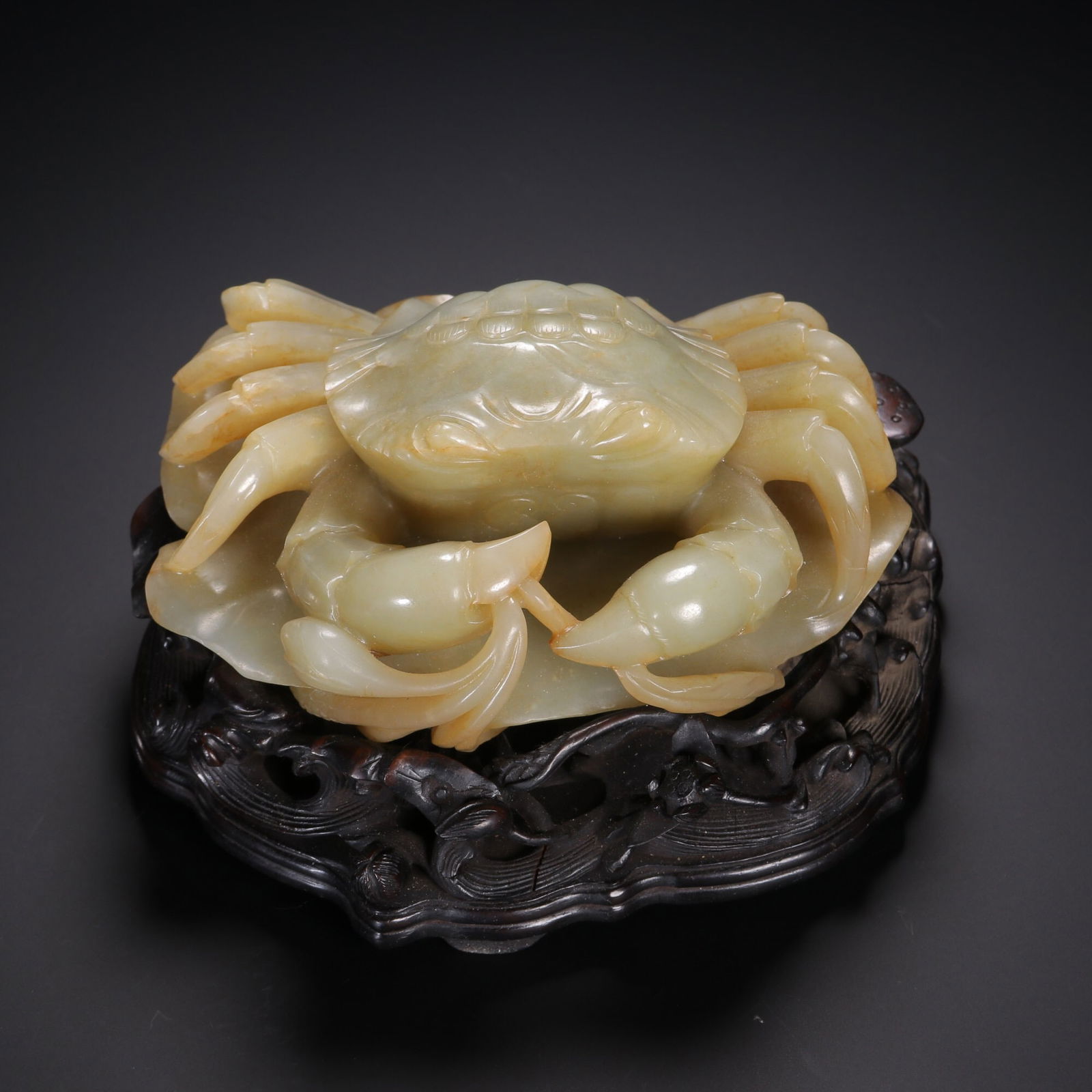 Qing Dynasty Hetian Jade Pebble Ornament: 13.8*11/905g