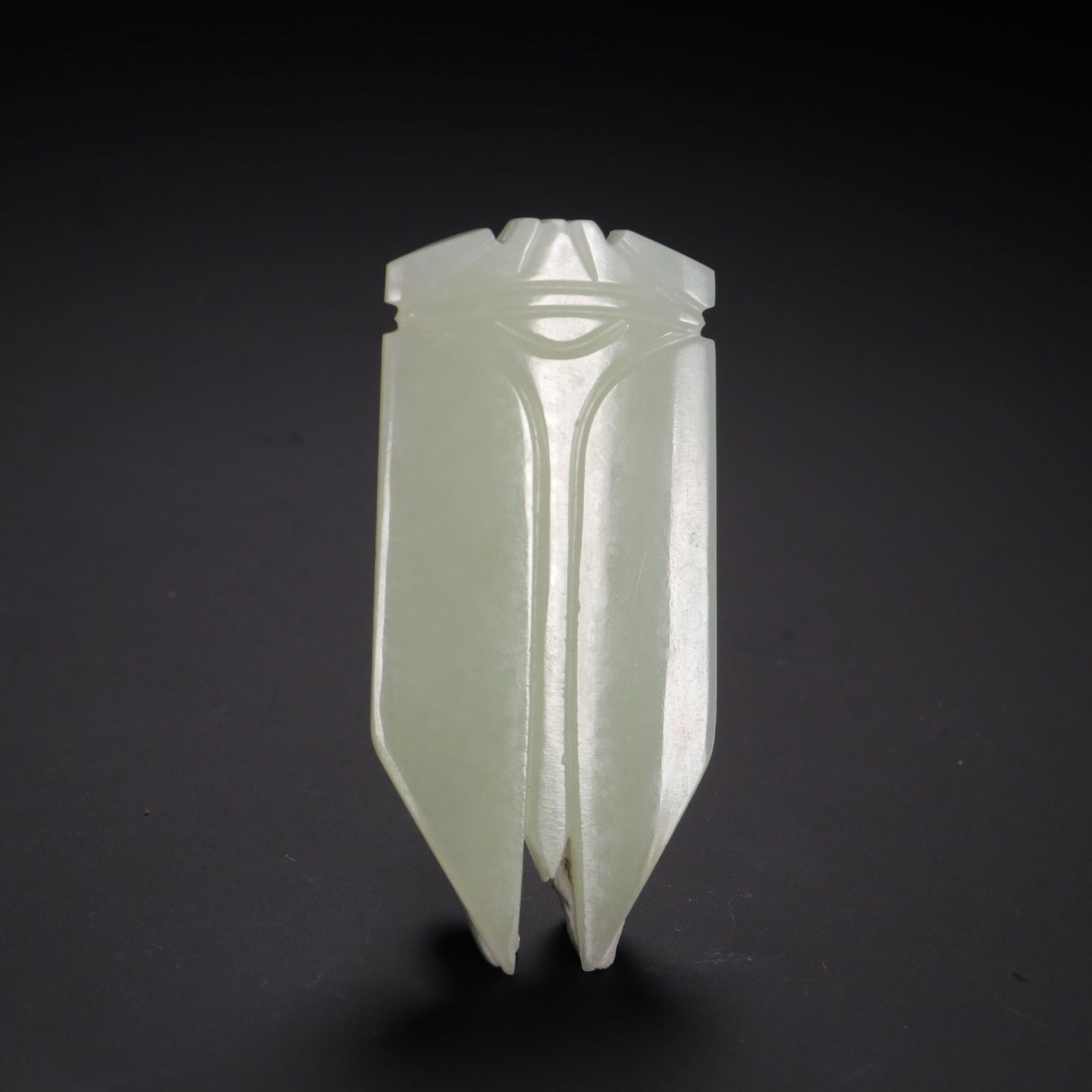 Hetian Jade Pendant: 6.6*3/28.2g