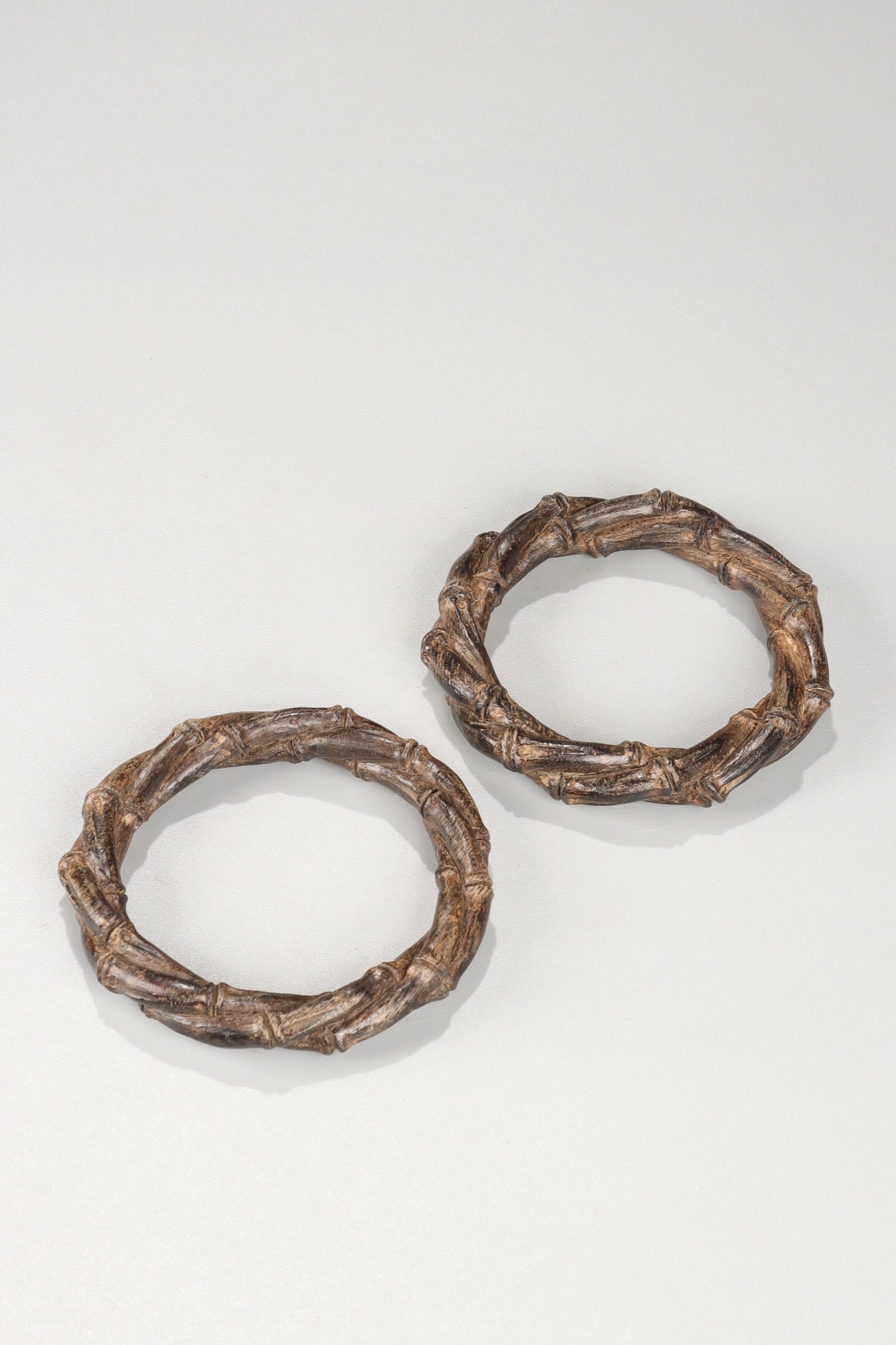 A Pair of Qing Dynasty Agarwood Bracelets (1 of 1)