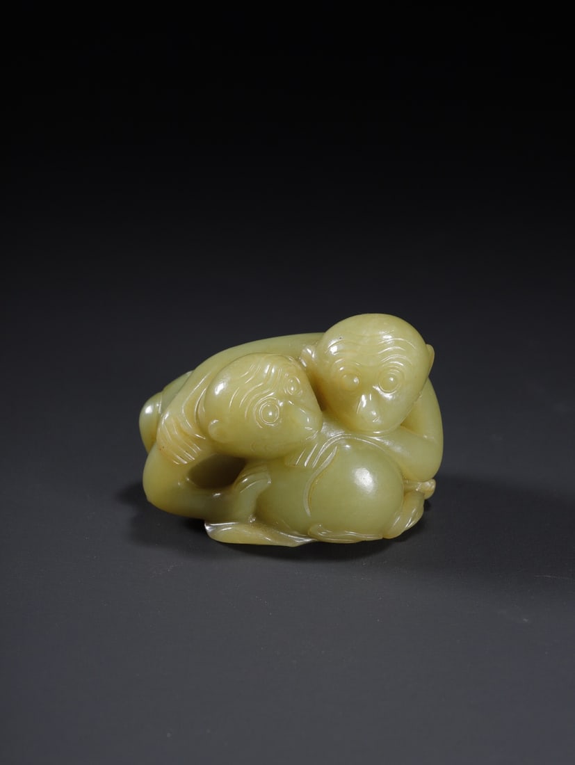 Hetian Yellow Jade Carving (1 of 2)