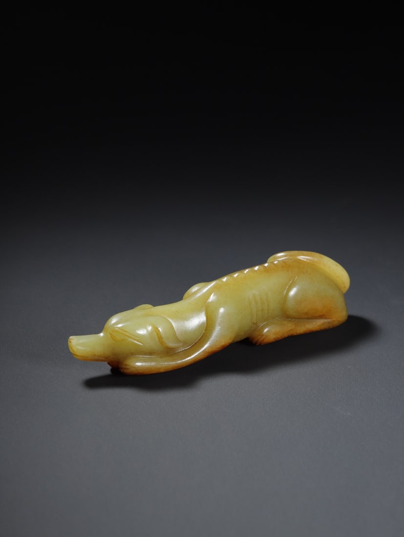 Hetian Yellow Jade Carving (1 of 2)