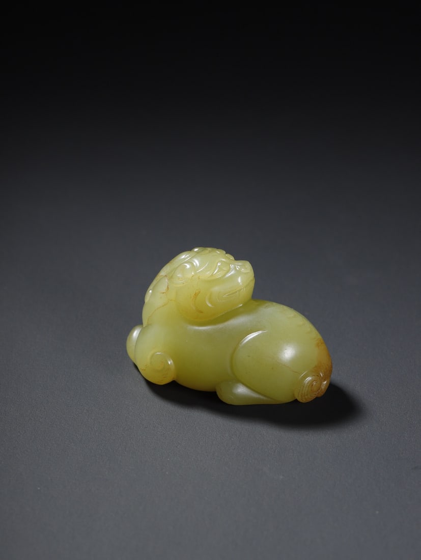 Hetian Yellow Jade Carving: 4.8*2.5*3/50.6g