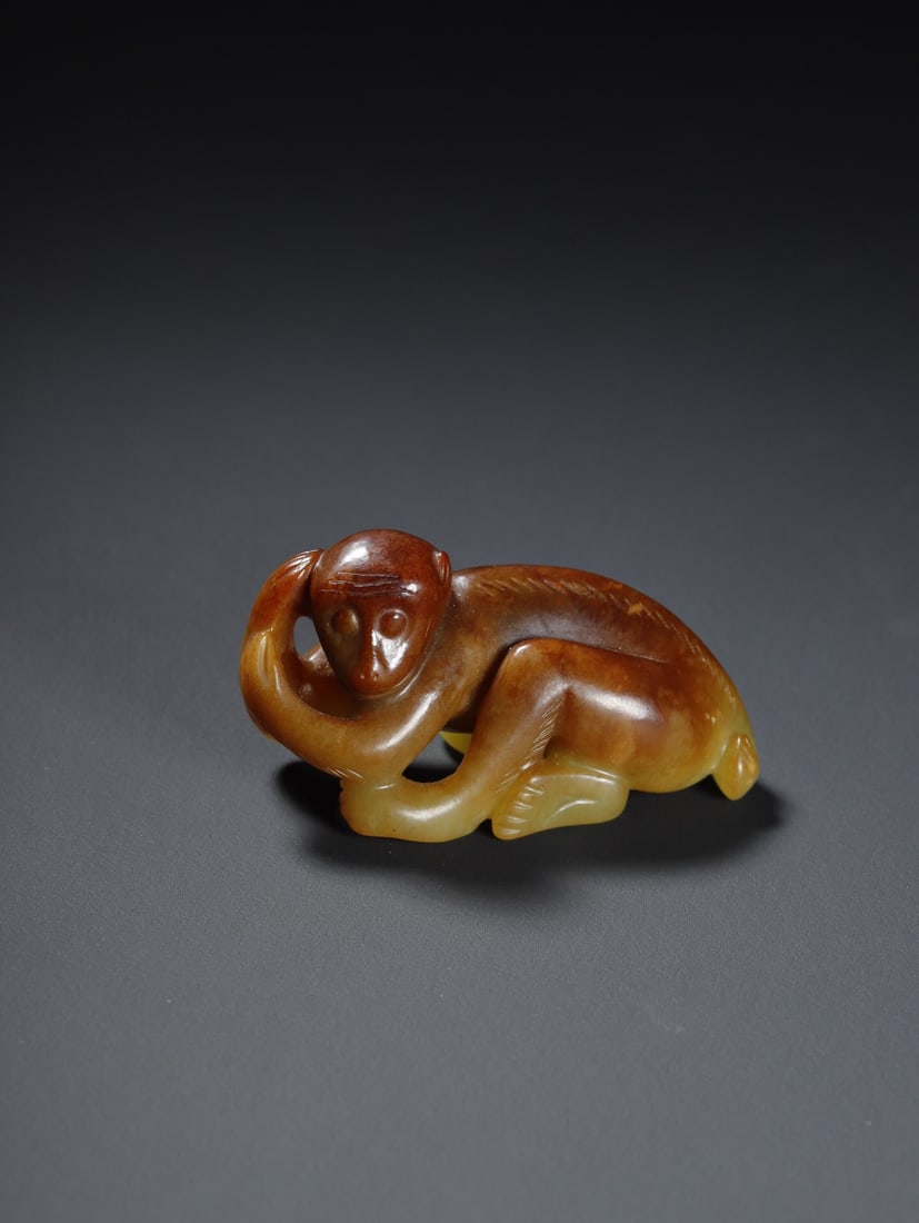 Hetian Yellow Jade Carving: 5.7*2.8*3/45.8g