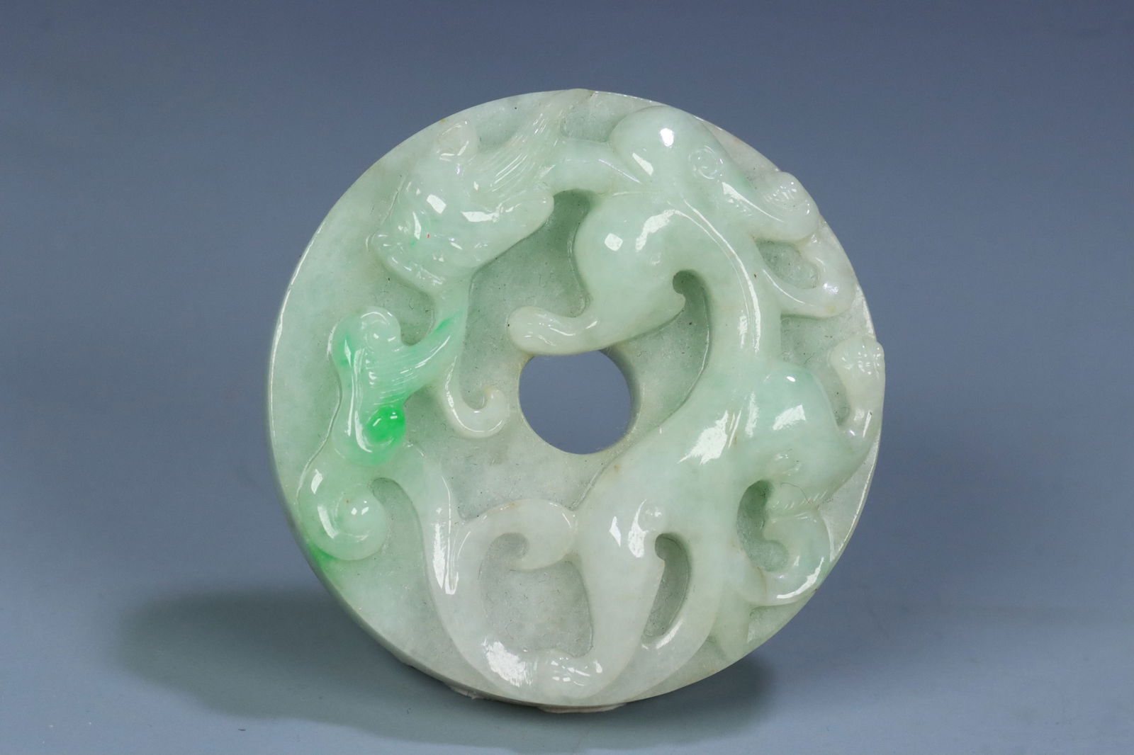 Qing Dynasty jadeite wall hanging (1 of 2)