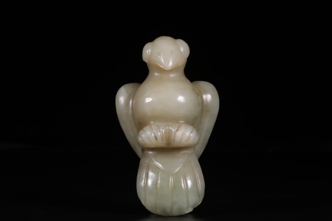 Hongshan Culture mark jade pendant: 8.5*5.1*3.5/127g