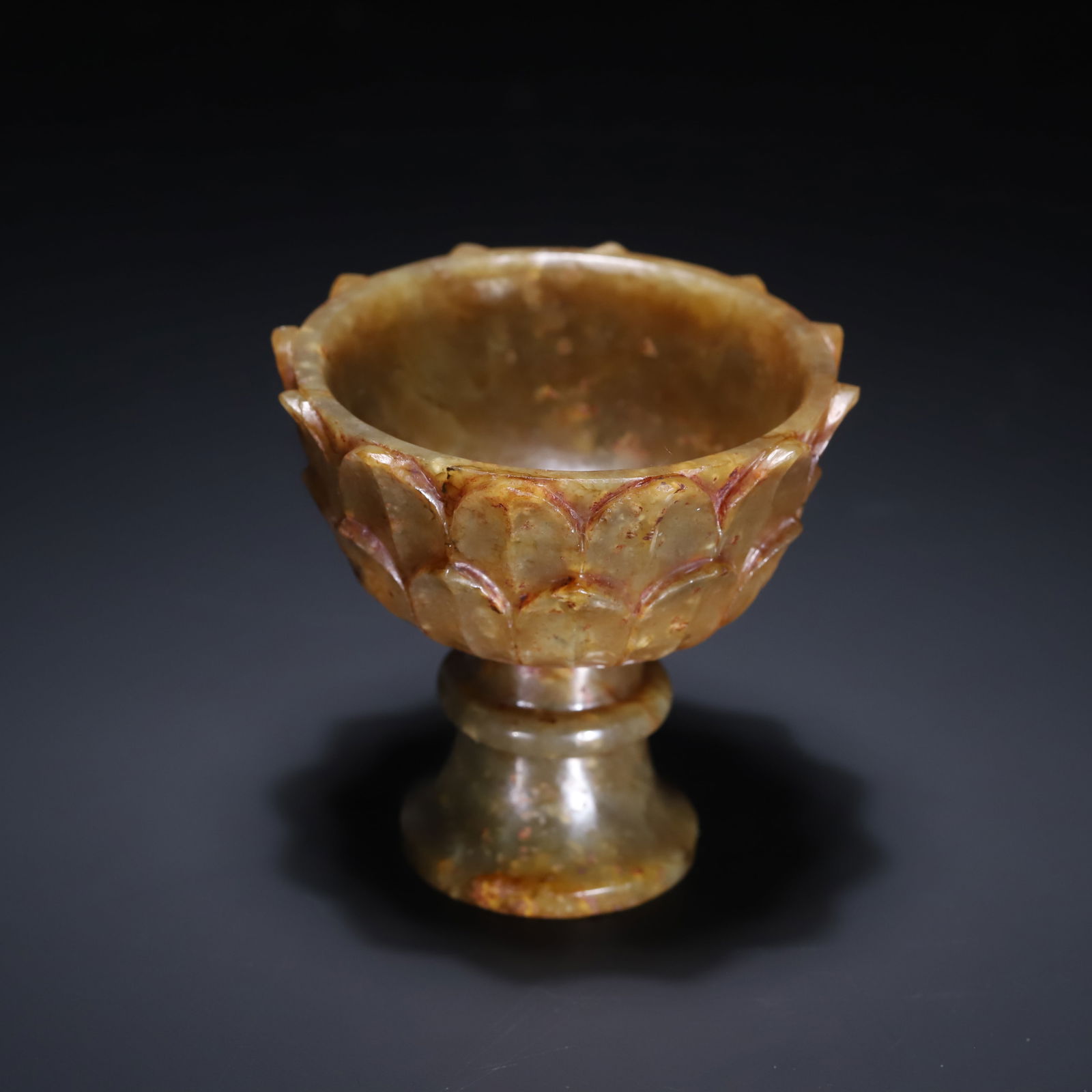 Song Dynasty Hotan Jade Seed High Cup (1 of 2)