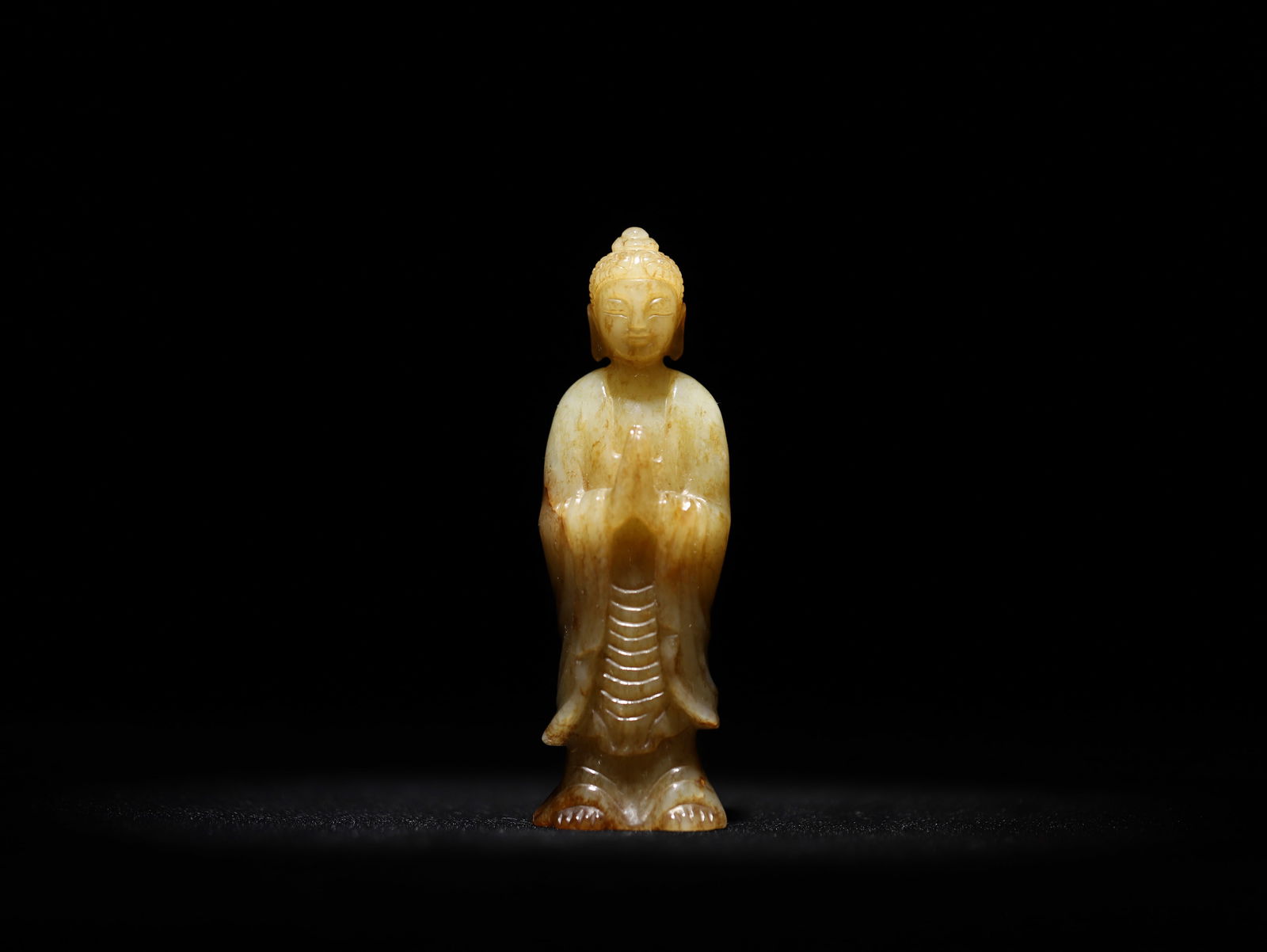 Qing Dynasty Hetian Jade Pebble Ornament: 11.3*3.7*2.5/139.6g