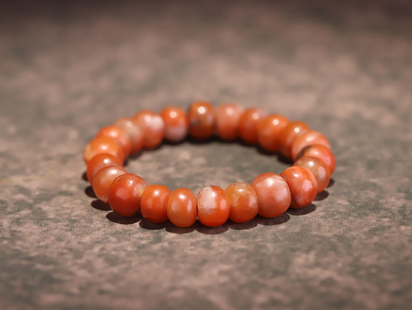 Qing Dynasty Red Agate Hand String (1 of 1)