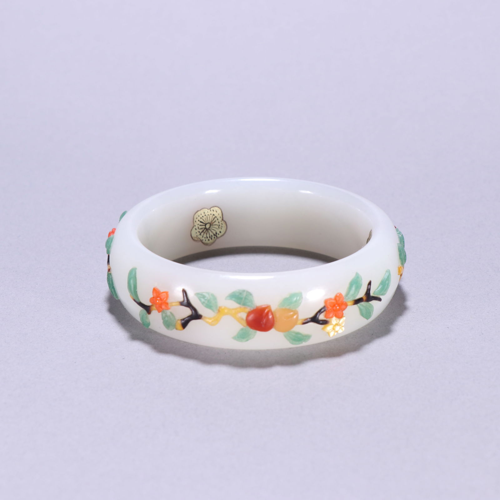 Hotan Jade Bracelet with Hundred Treasures (1 of 1)