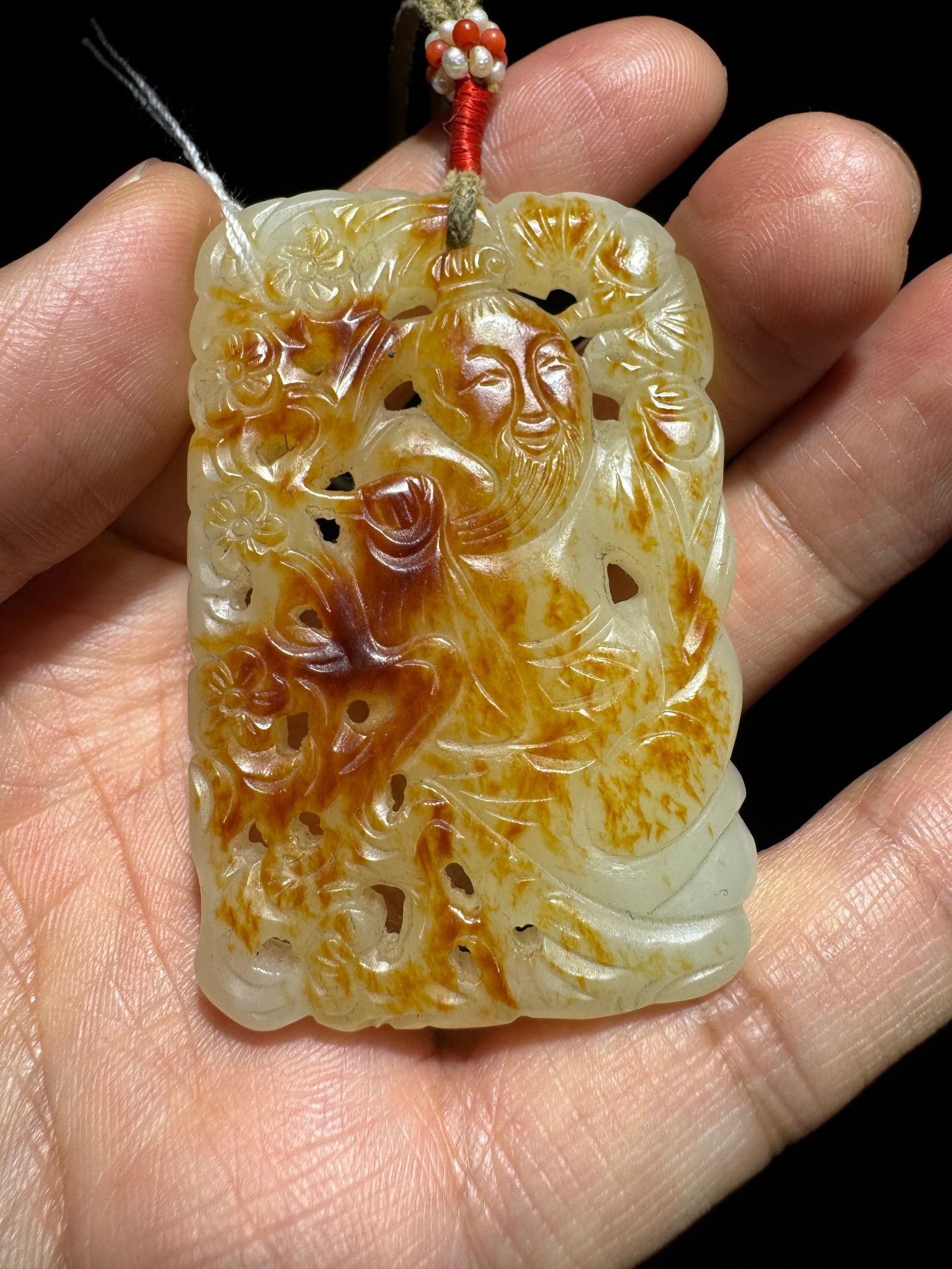 Qing Dynasty Hetian Jade Seed Material Plaque (1 of 2)