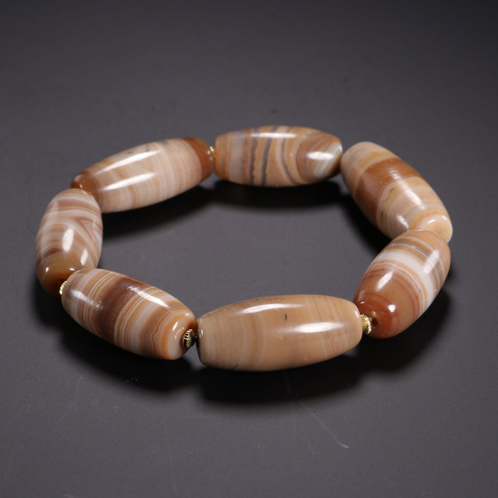 Banded Agate Bracelet (1 of 1)