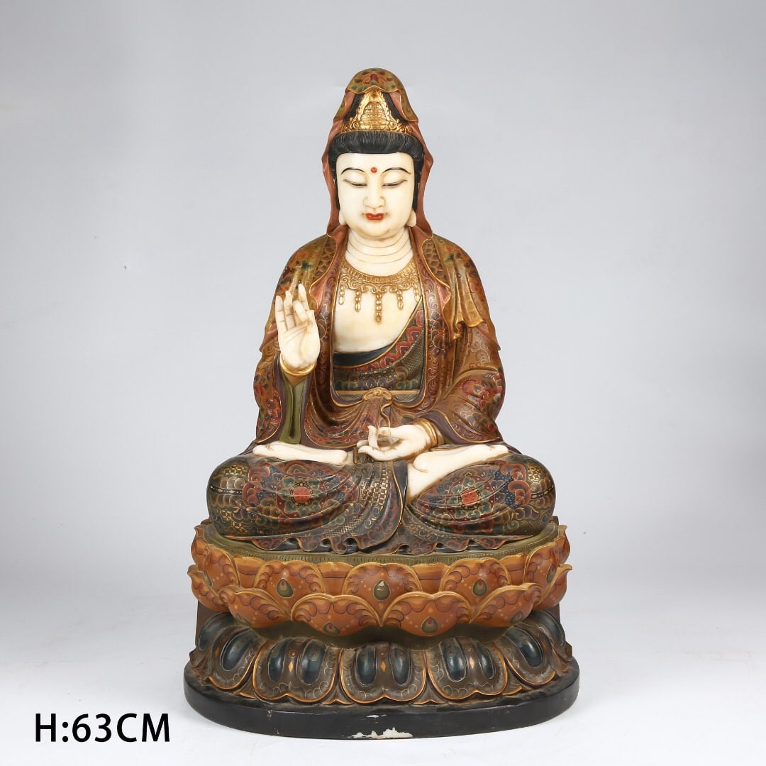 White Marble colored Buddha: 63*36/61.4kg