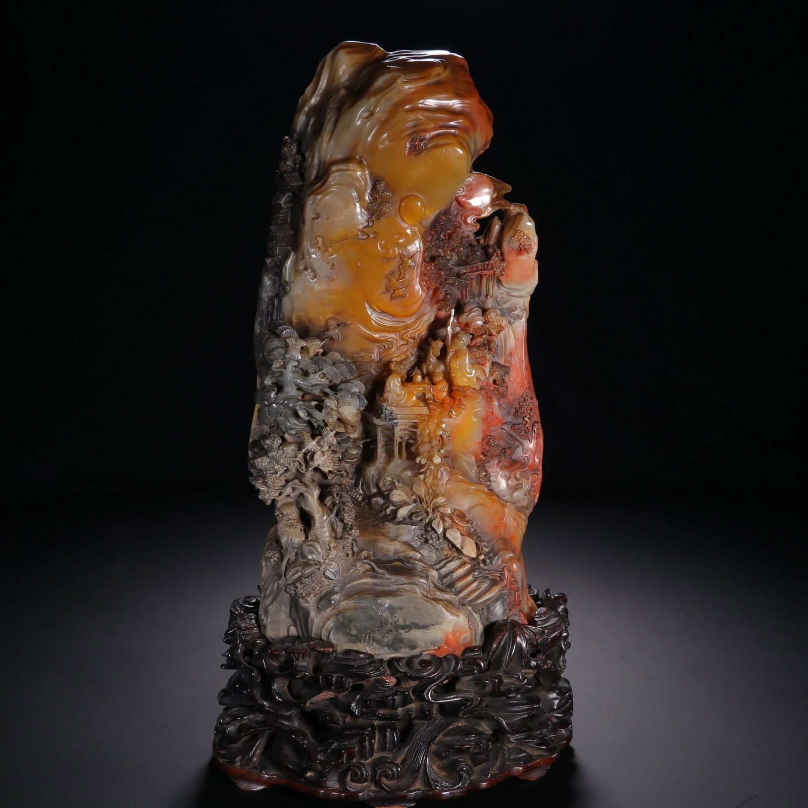 Qing Dynasty Shoushan Shishanzi Ornament (1 of 2)