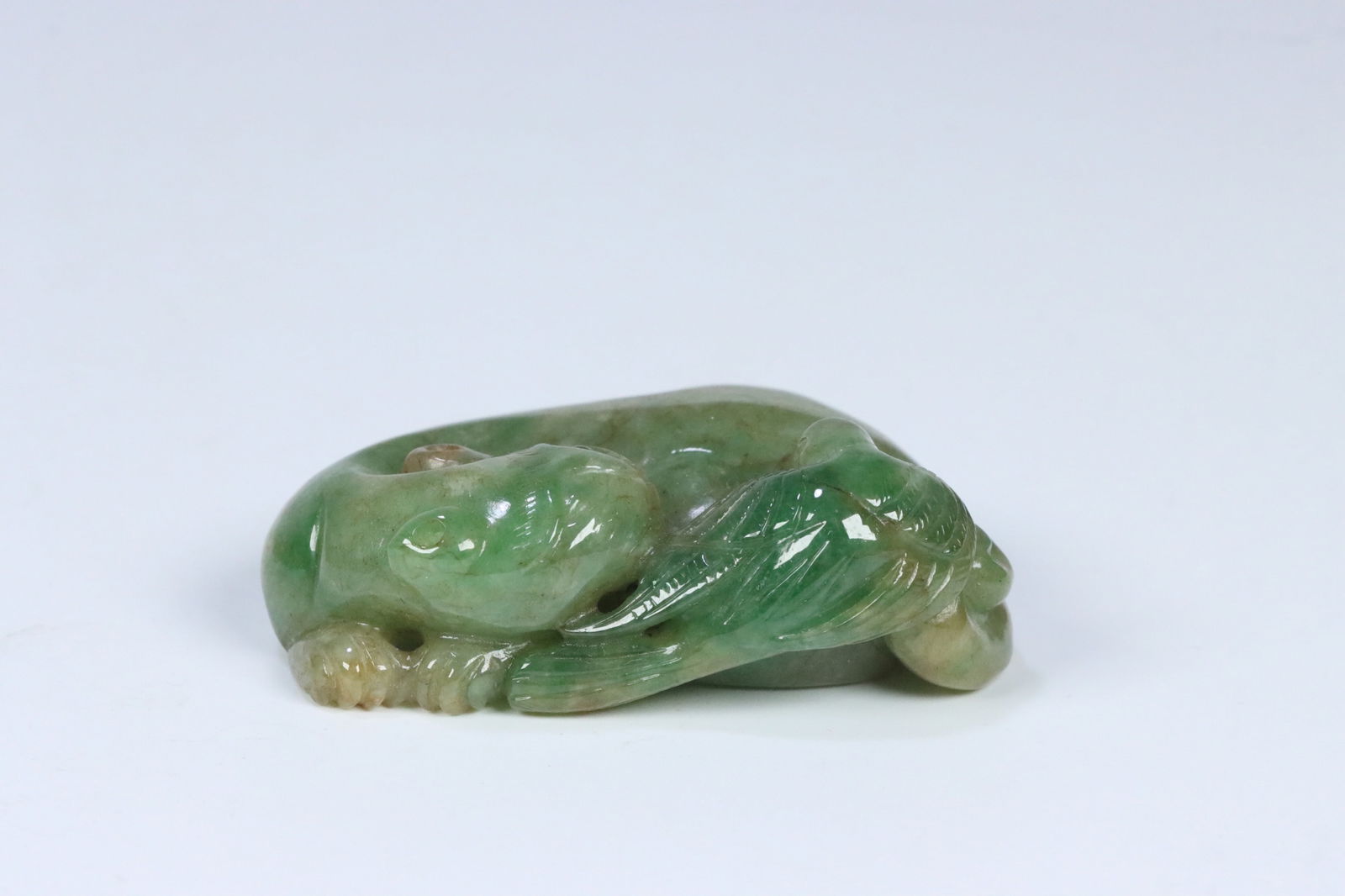 Qing Dynasty Jadeite Handheld Piece (1 of 2)