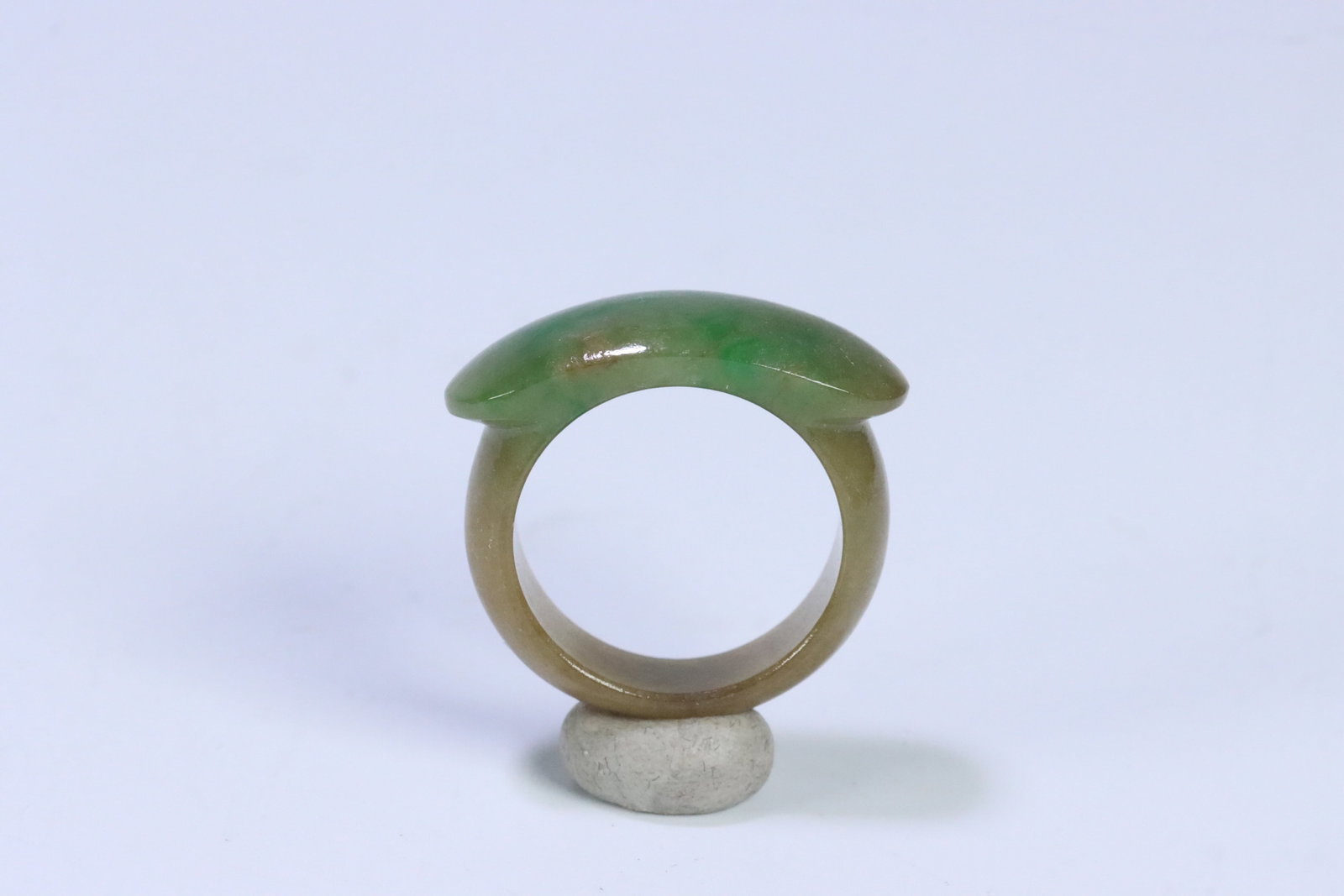 Qing Dynasty Jadeite Ring (1 of 3)