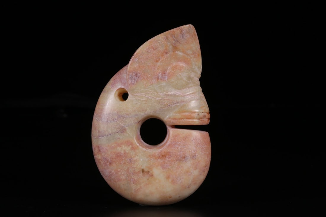 Jade pig-dragon: 6.5*3.5/267g