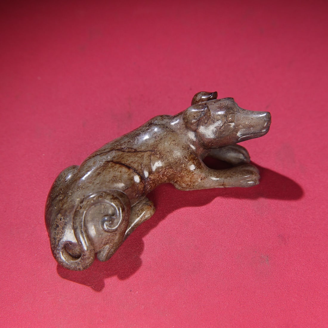 Hotan Jade Ornaments: 13.3*4.6*4.5/357g