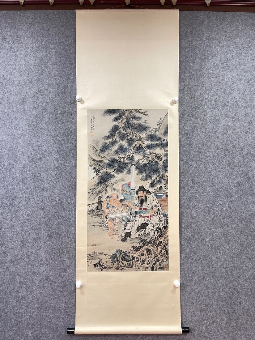 Jin Cheng Mark Paper Hanging Scroll (1 of 1)