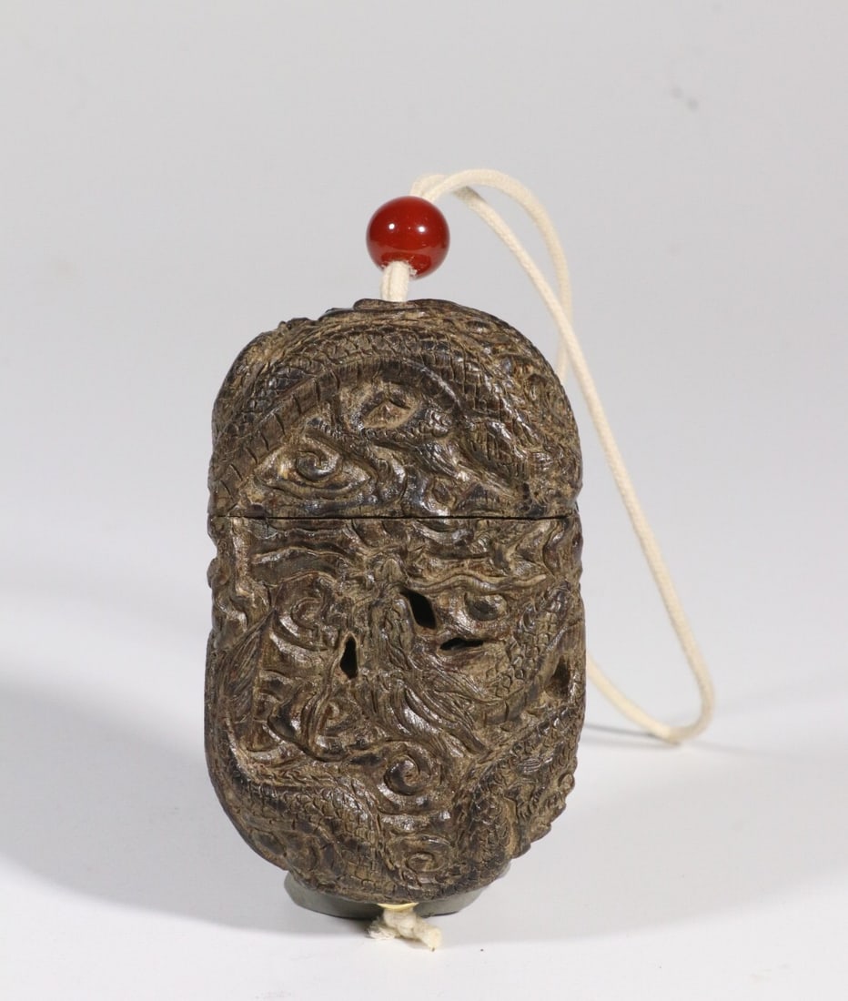 Qing Dynasty Agarwood Sachet Pendant (1 of 3)