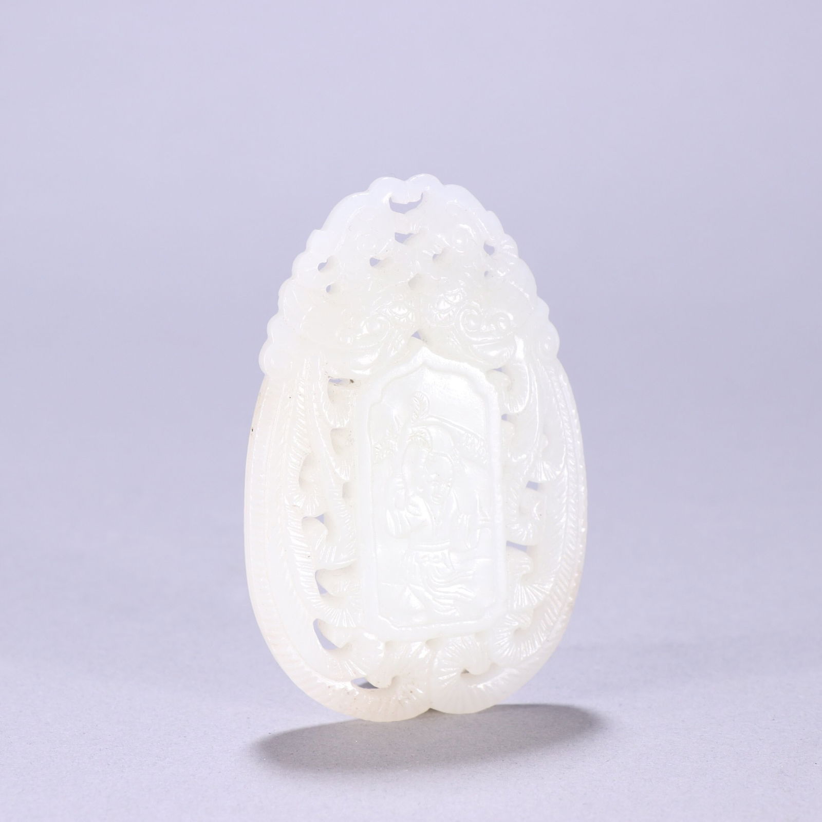 Hetian Jade Pendant of Qing Dynasty (1 of 2)