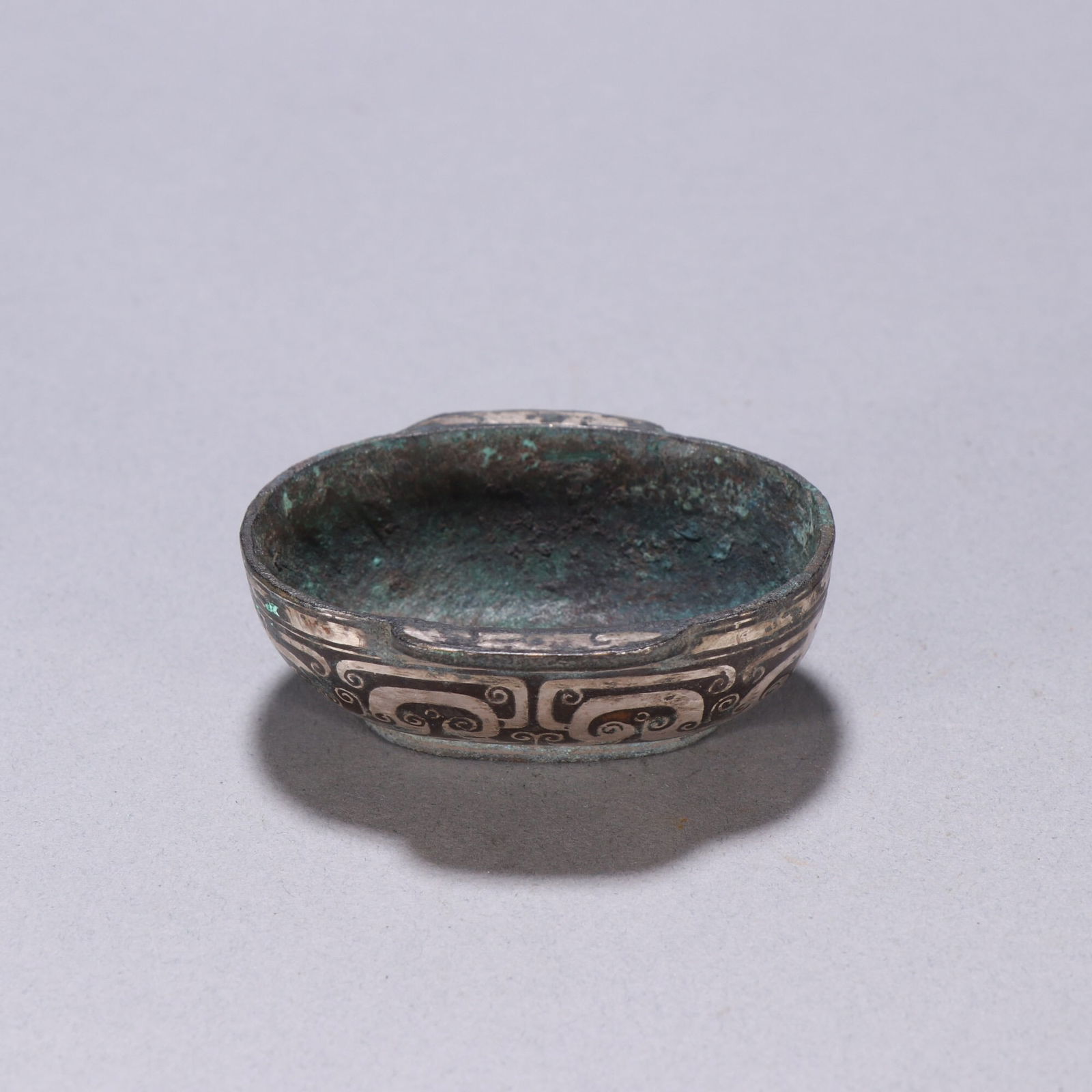 Bronze Wine Set Inlaid with Silver (1 of 4)