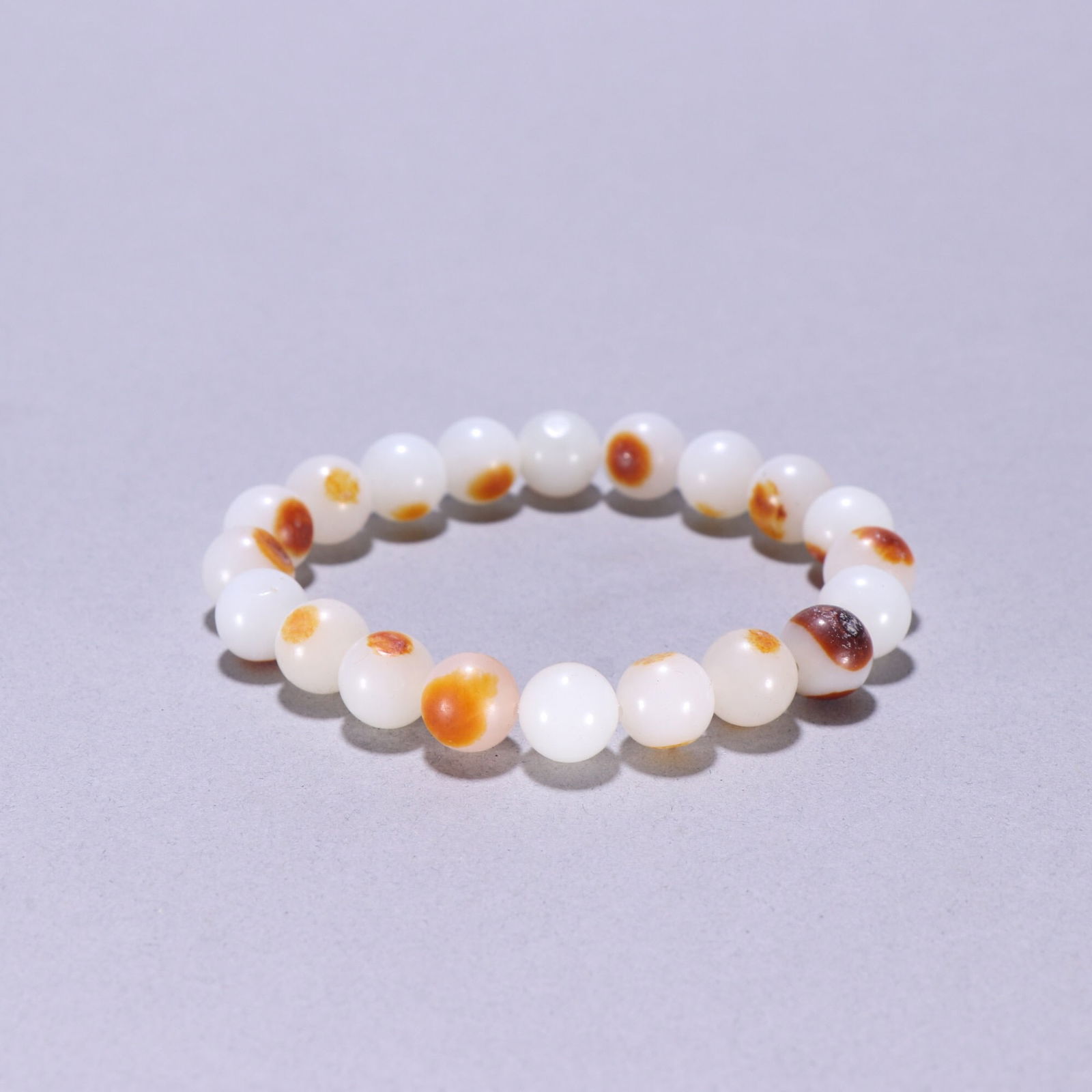 Hetian Jade Pebble Bracelet (Qing Dynasty) (1 of 1)