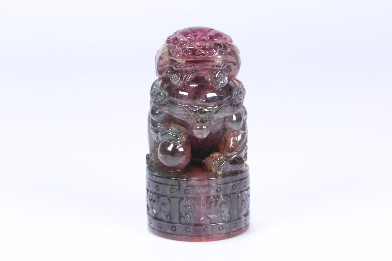 Qing Dynasty Tourmaline Seal (1 of 3)