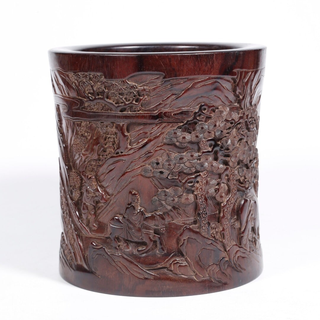 Zitan wood brush holder (1 of 5)