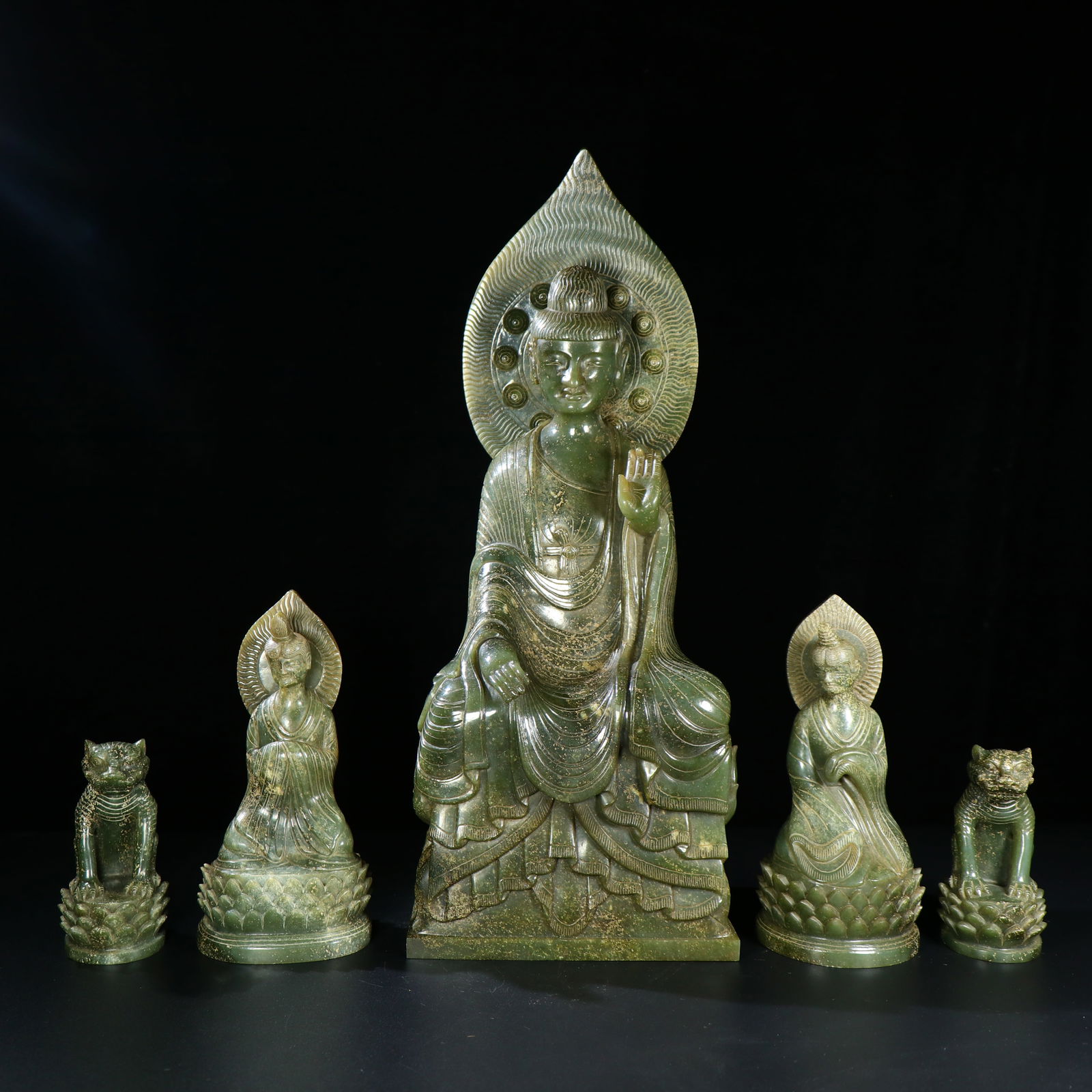 Hetian jade pebble ornaments: 38*15*11/16*7.5/9.5*5.5*4.5/7011g