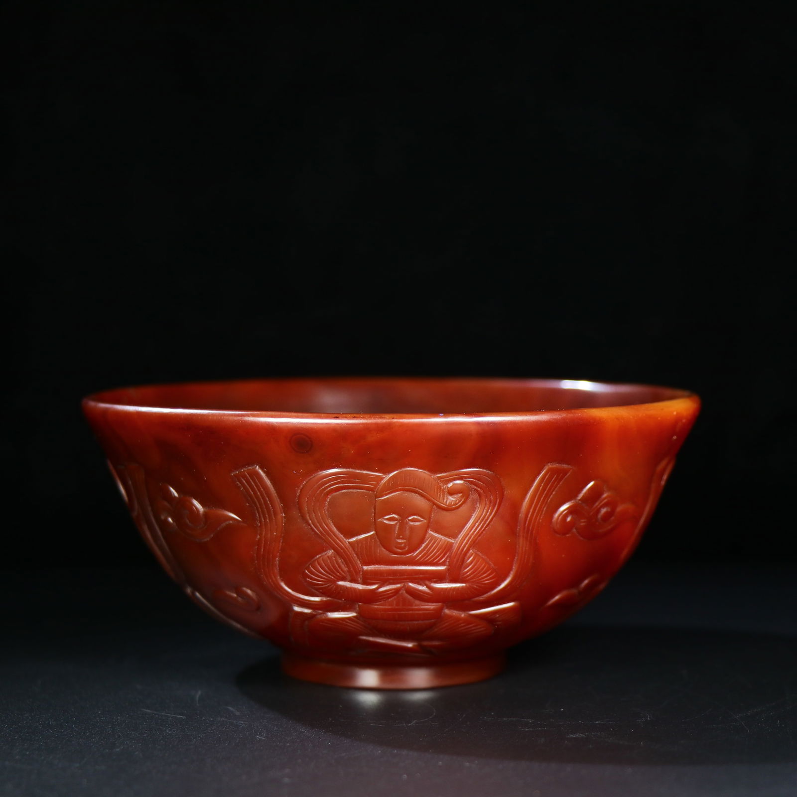 Hetian Jade Pebble Bowl (1 of 2)