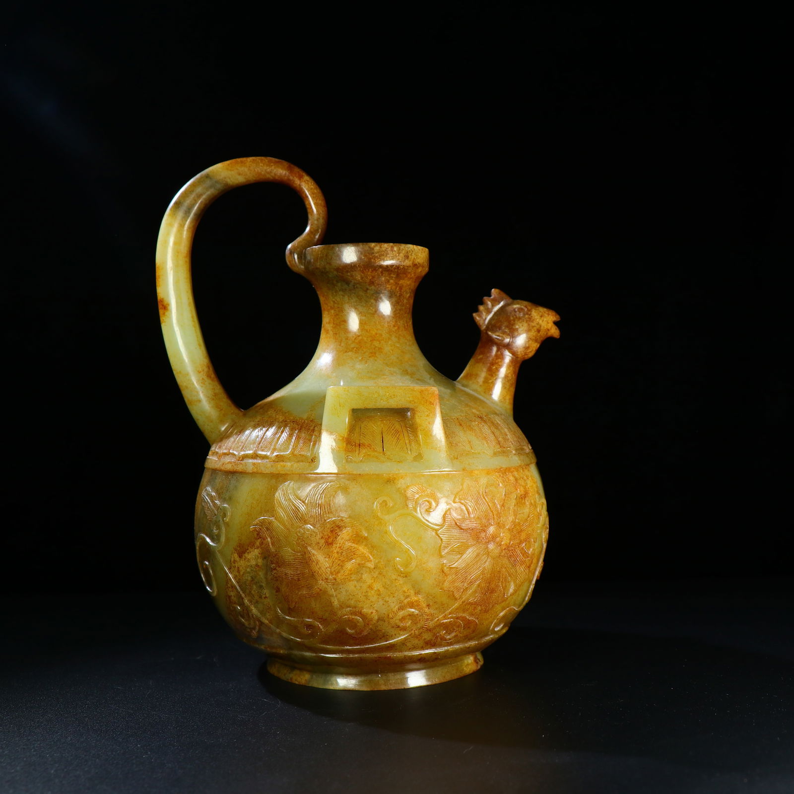 Hetian Jade Pebble Pendant: 21*17/1.27kg