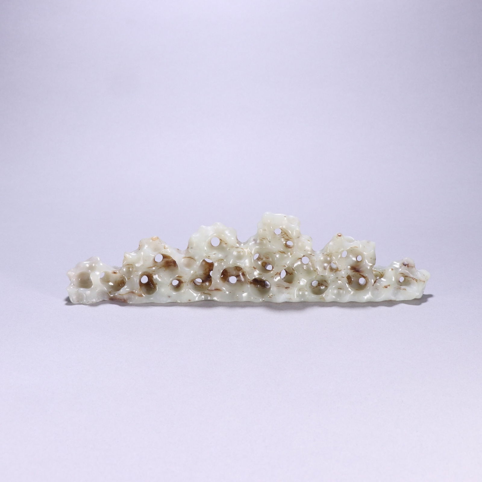 Hetian jade mountain-shaped brush rest (1 of 1)