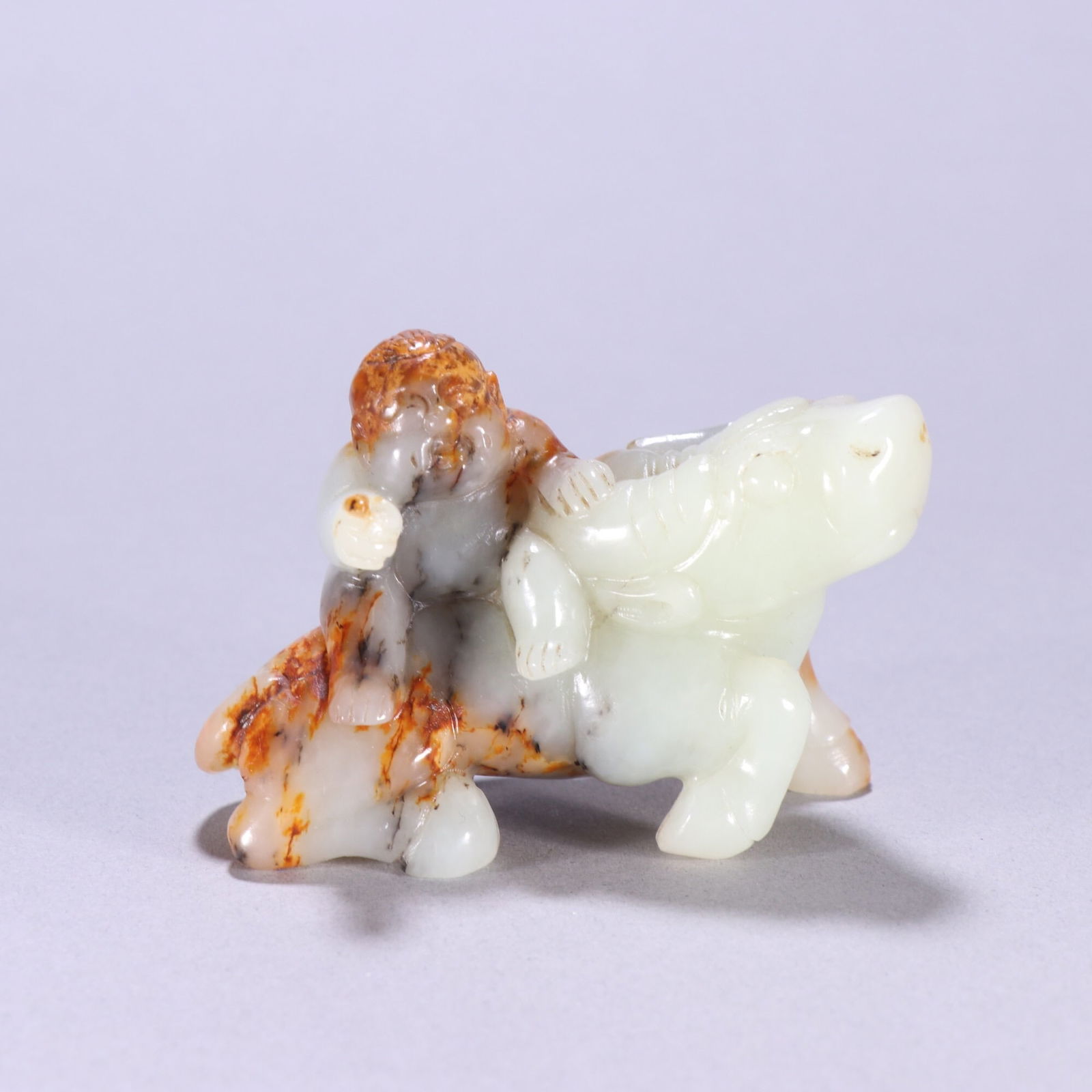 Hetian jade pebble ornaments: 5.2*7.4/155.3g