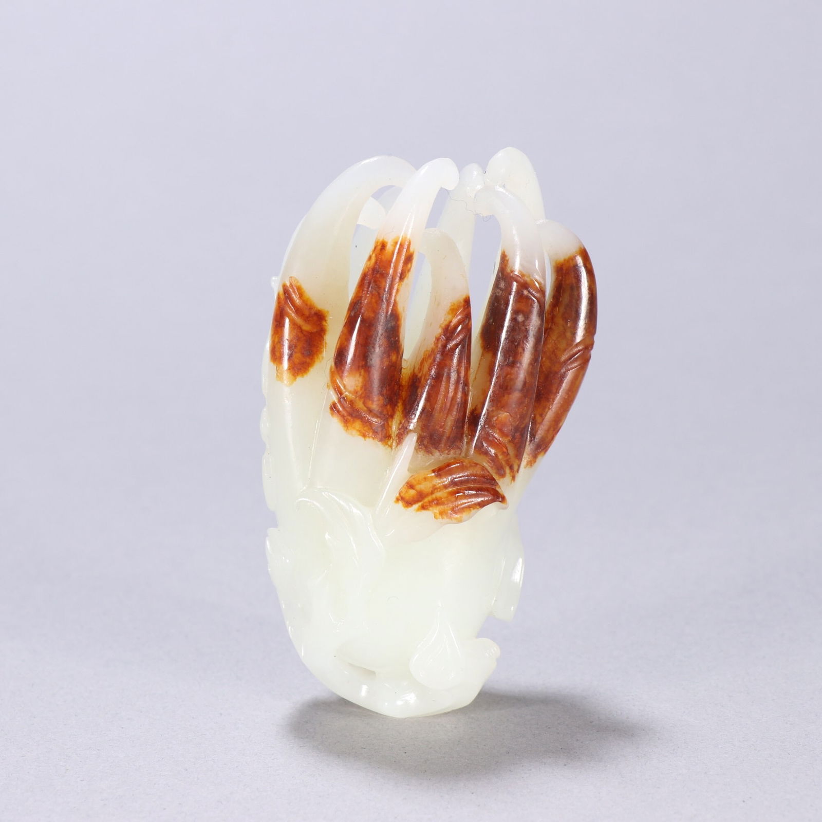 Hetian jade pebble ornaments: 7.8*4.3/109.5g