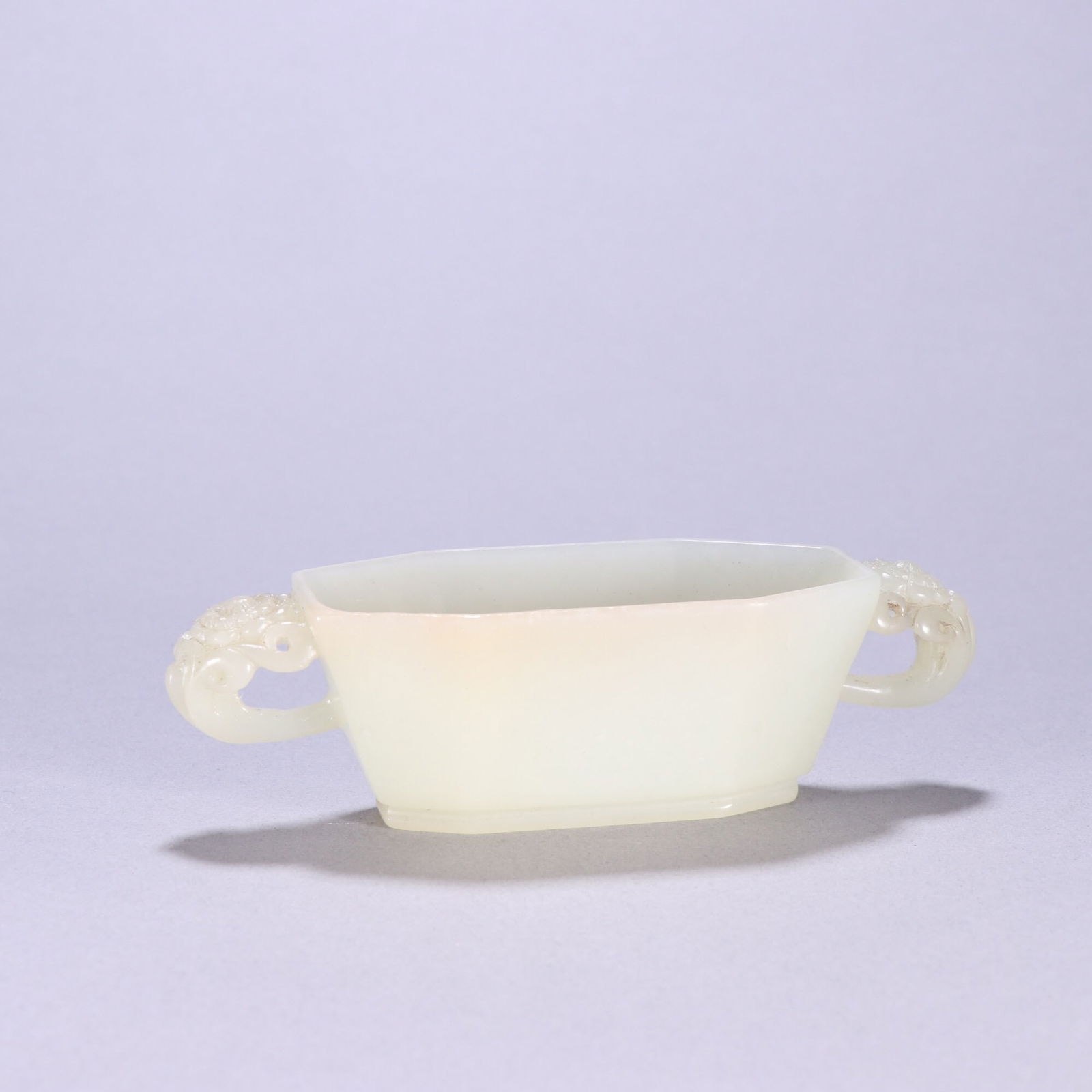 Hetian jade double-eared cup (1 of 3)