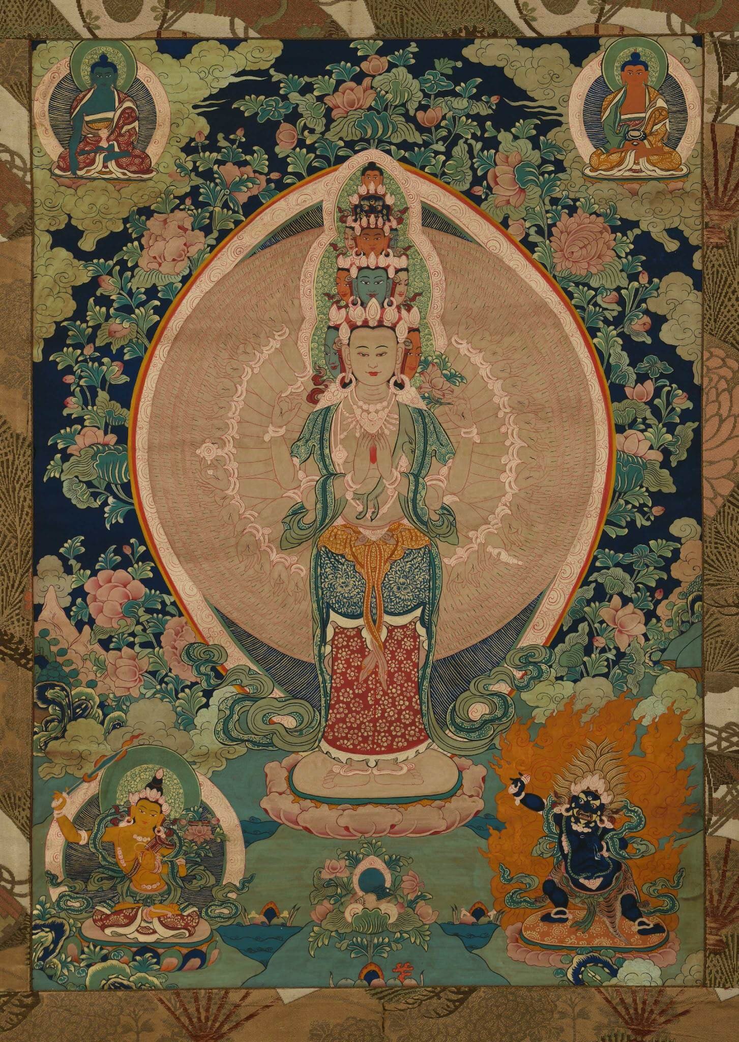 Mineral Colored Thangka: 165*73