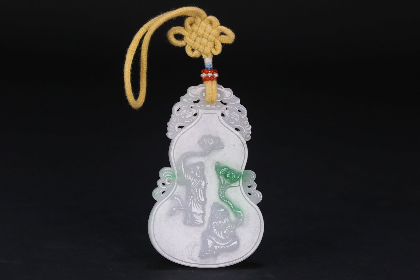 Qing Dynasty Jadeite Plaque (1 of 2)