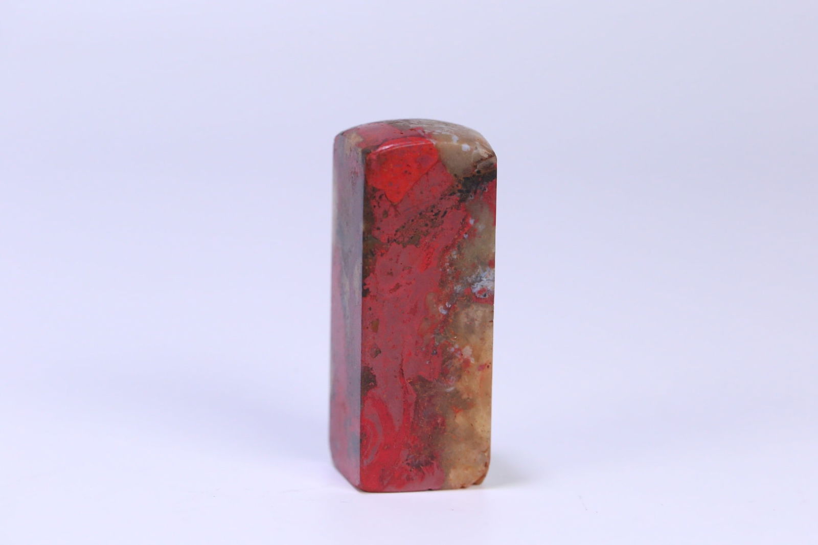 Qing Dynasty Hetian Jade Inlaid Gem Thumb Ring: 5*1.8*1.8/62g