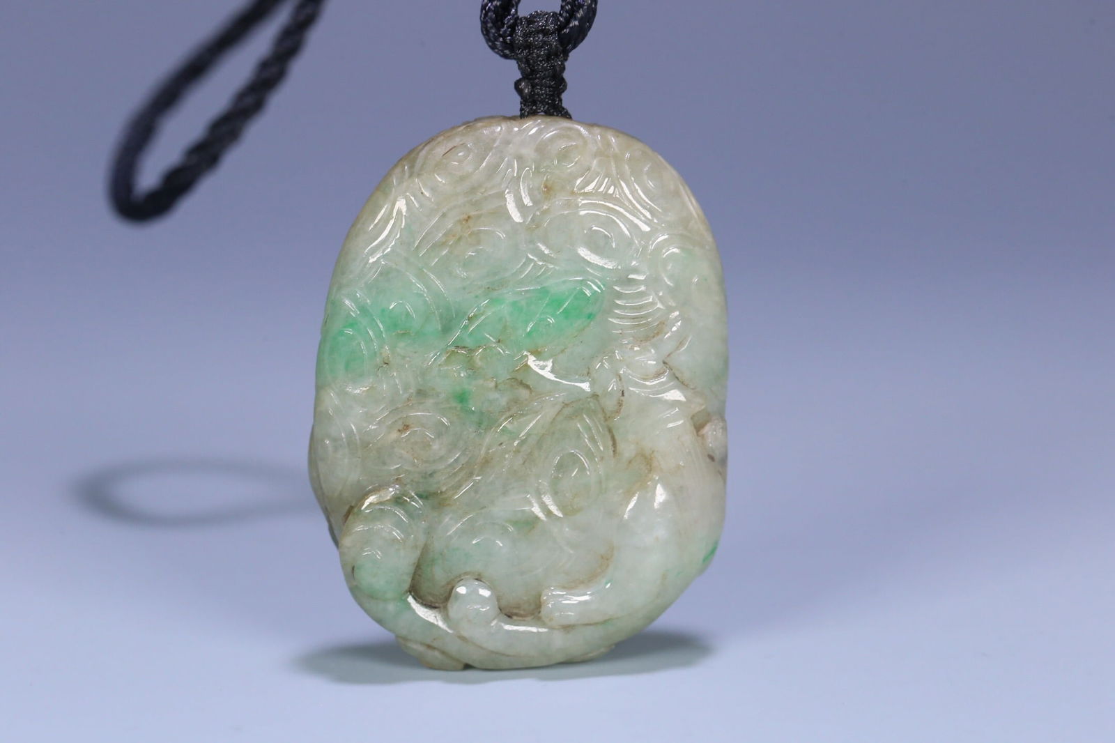 Qing Dynasty Jadeite Plaque (1 of 2)