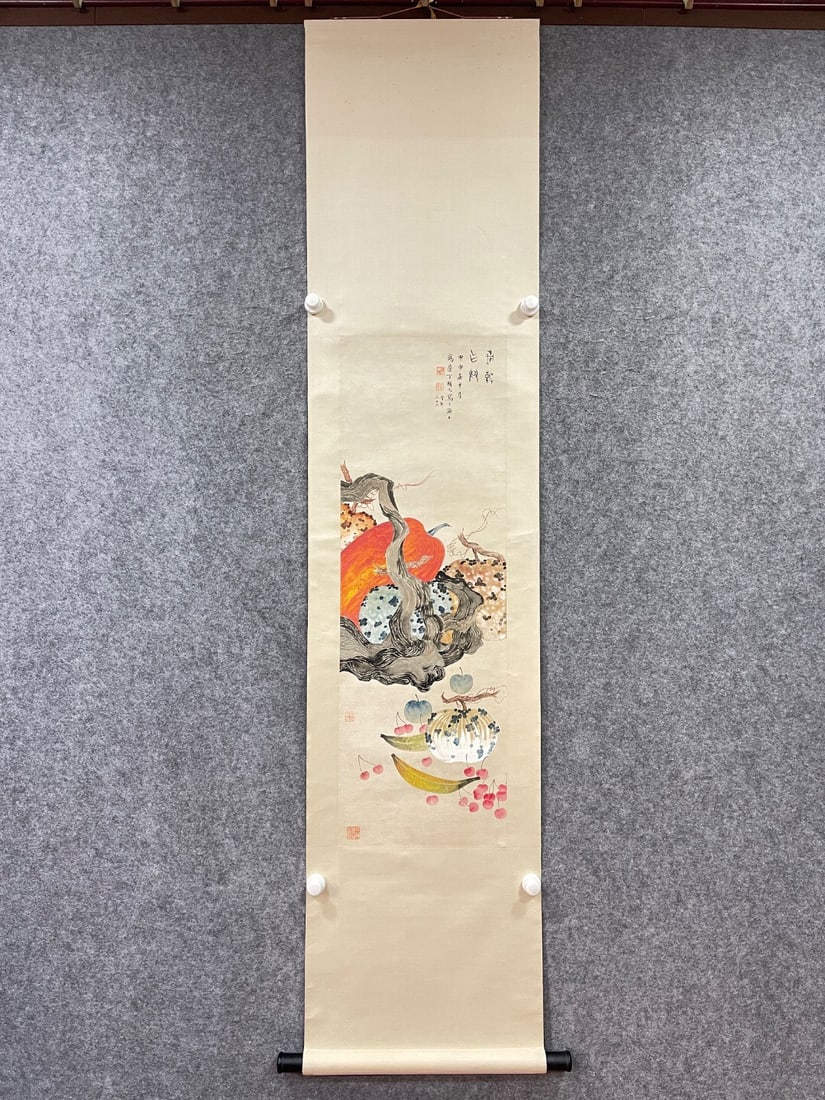 Ding Fuzhi mark paper vertical axis: 97*32