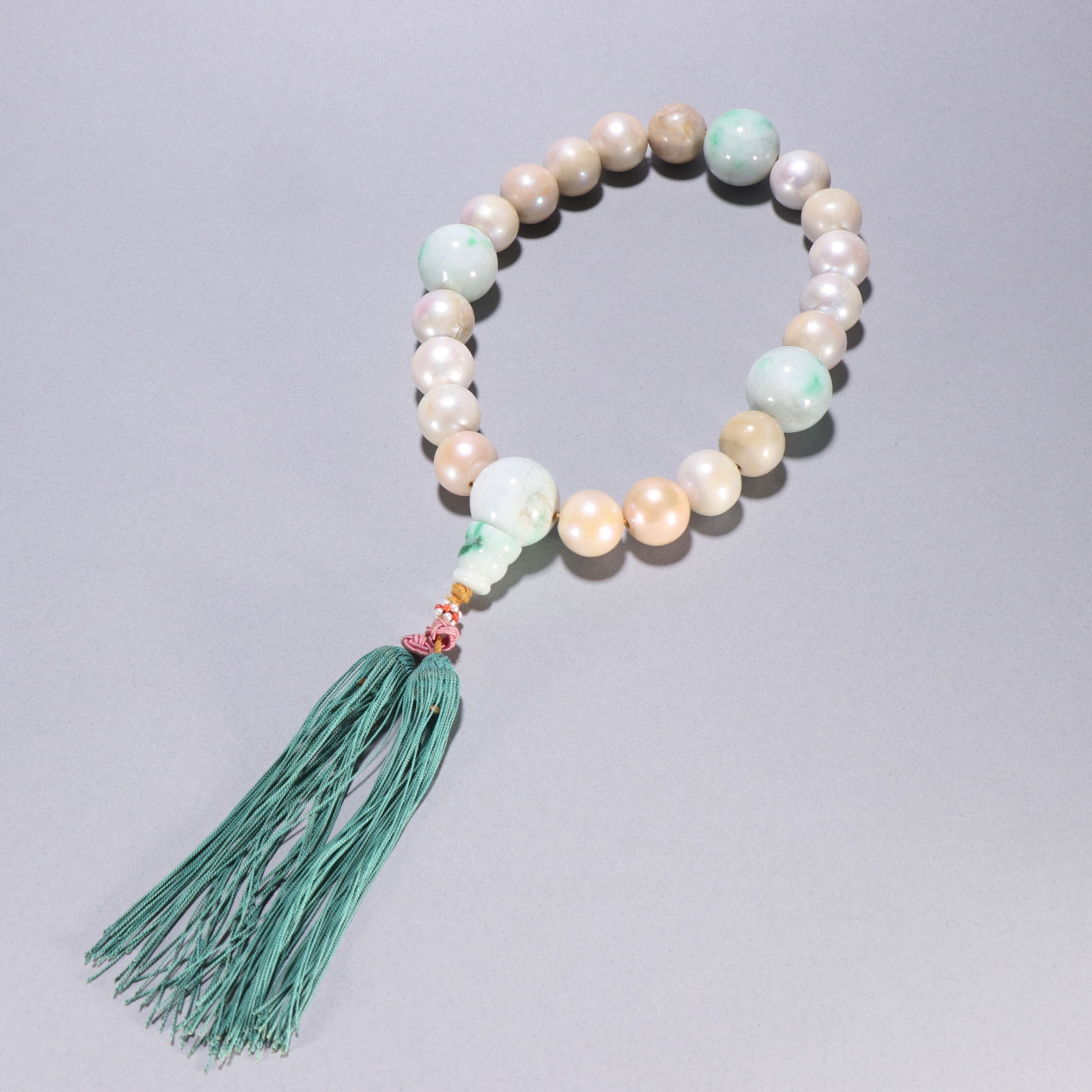 Qing Dynasty Pearl Eighteen Sons Handheld (1 of 1)