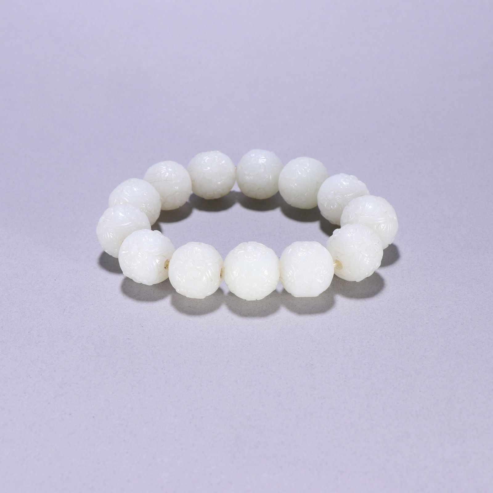Qing Dynasty Hetian jade bracelet: 1.8/120g