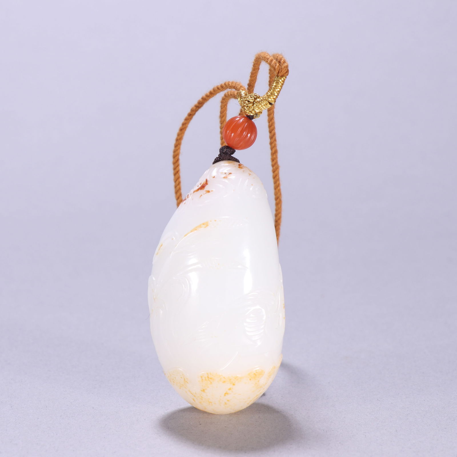 Hetian White Jade Round Bracelet (1 of 2)