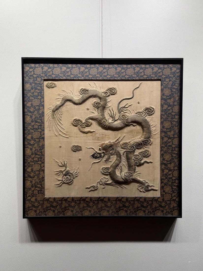 Embroidery in the Qing Dynasty: 55*55